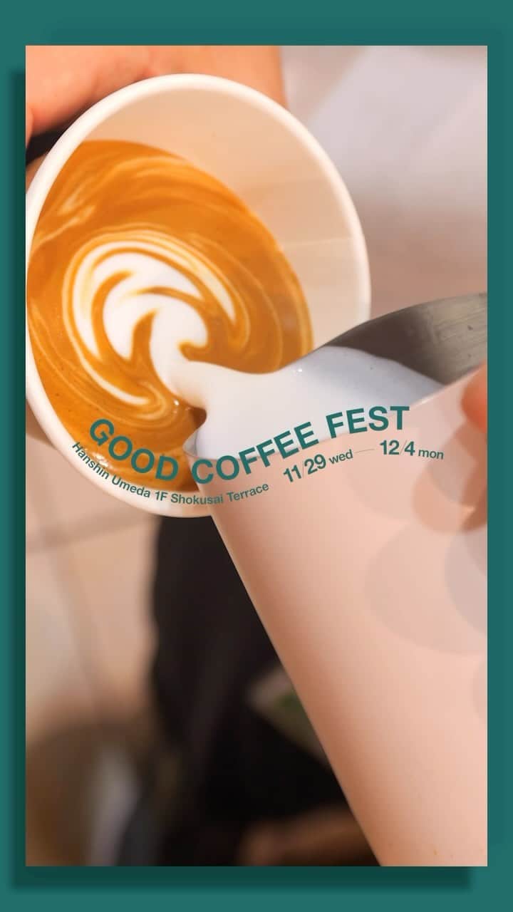goodcoffeemeのインスタグラム：「Good Coffee 監修のコーヒーイベント「GOOD COFFEE FEST」今回は11月29日(水)〜12月4日(月)の6日間、大阪・阪神梅田本店1F「食祭テラス」で開催！  GOOD COFFEE FEST@HANSHIN 2023 winter のテーマは「Coffee Culture of ASIA」  いよいよ、明日からスタート！！ 皆さんを会場でお待ちしてます！  ※動画は前回のイベントから作成しています。  ーーーーー  GCF初出店のショップを含む注目の出店ラインナップは以下の16店です！  ＜#GCF 2023 winter 出店ショップ＞ ・COFFEE TRUNK COFFEE × +trunk／愛知＆中国 (@trunkcoffee) AKHA AMA COFFEE JAPAN／東京 (@akhaamacoffee.japan) Blue Tokai Coffee Japan／栃木 (@bluetokaicoffeejapan) COFFEE COUNTY／福岡 (@coffeecounty) Coffee Supreme／東京 (@coffee_supreme_jpn) ignis／東京 (@igniscoffee) Kopikalyan Japan／東京 (@kopikalyanjapan) LIGHT UP COFFEE／東京 (@lightupcoffee) Pharos Coffee／東京 (@pharoscoffee) K COFFEE／奈良 (@k_coffee2014)  ・OTHER SR coffee & ice cream／東京 (@sr_coffee_icecream_jimbocho) Chè 333／東京 (@che_333) ＊12/2, 12/3のみ  ・GOODS Kigu／京都 (@kigu.coffee) COFFEE TIME WITH VAUGHAN／東京 (@coffee_twv)」