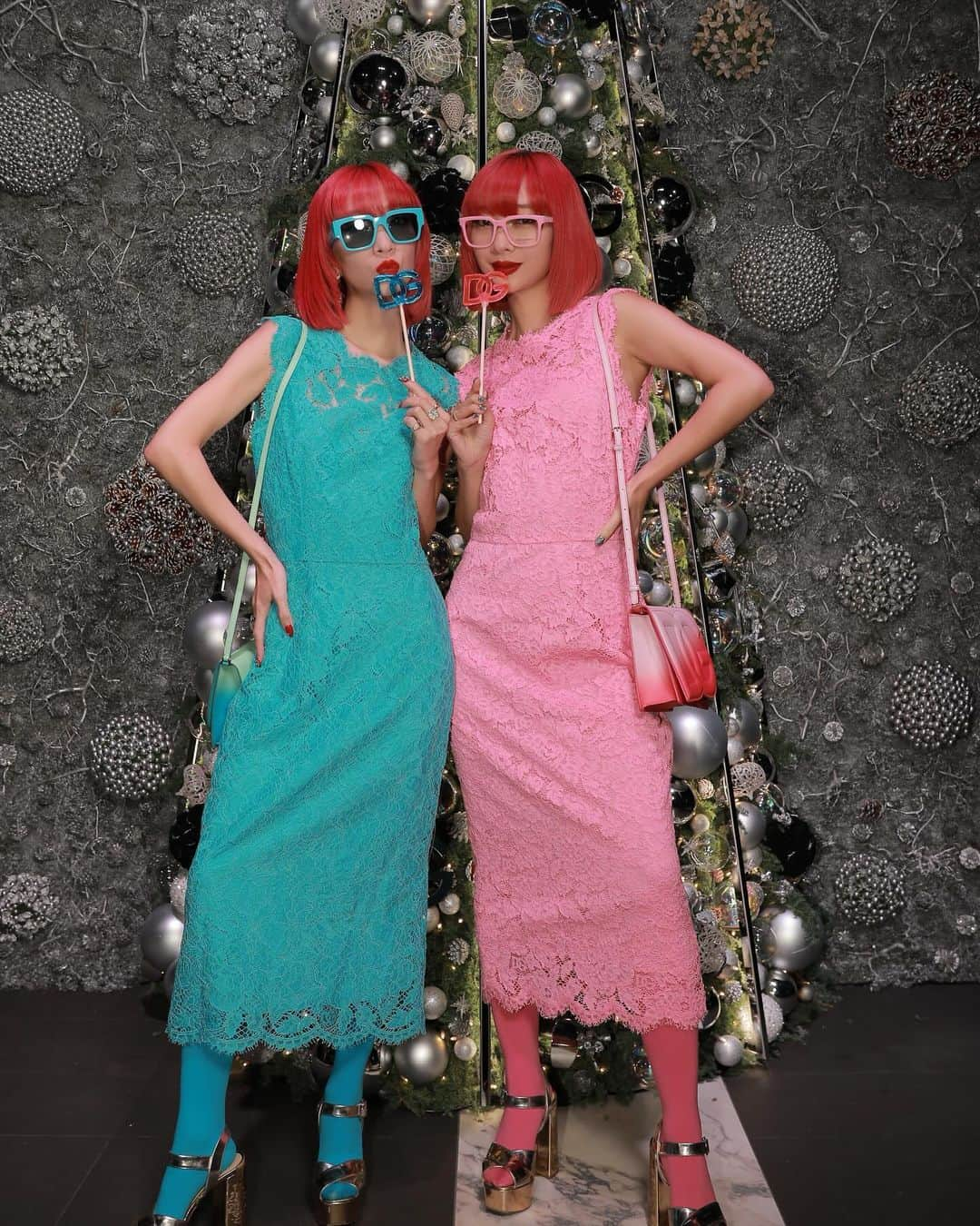 AMIさんのインスタグラム写真 - (AMIInstagram)「DOLCE&GABBANA HOLIDAY 2023 Private Partyへ🎊✨ @dolcegabbana  12月25日までの間 ニコライバーグマンによるオリジナルクリスマスツリーが展示されているよ🎄 是非行ってみてね❤️  #DolceGabbana #DGHolidays #ドルチェガッバーナ #DGホリデー #PR」11月28日 19時09分 - amixxamiaya