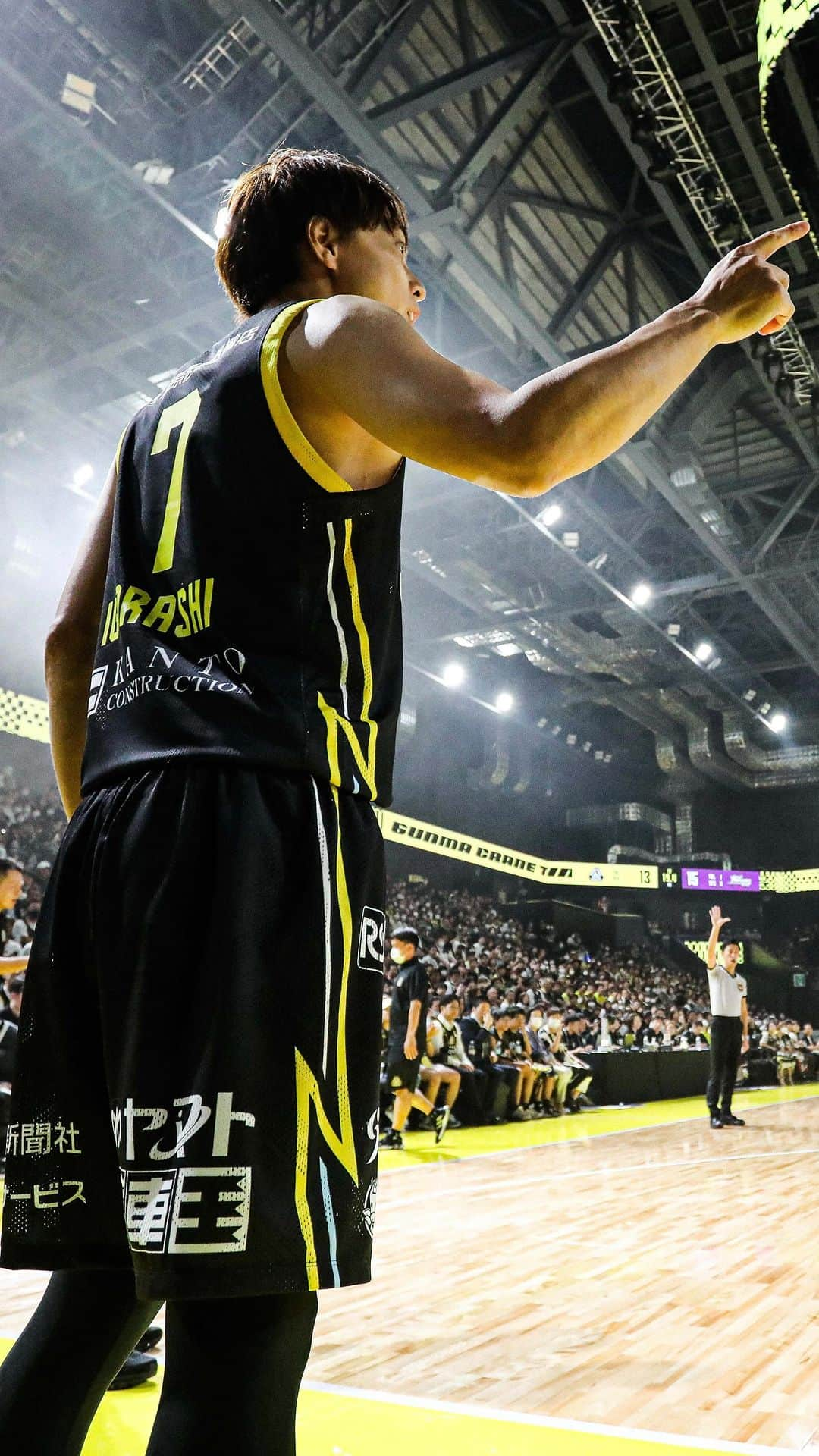 群馬クレインサンダーズのインスタグラム：「今季初の3Pシュート🏀✨  #五十嵐圭 #群馬クレインサンダーズ #BEBOLD #Bリーグ」