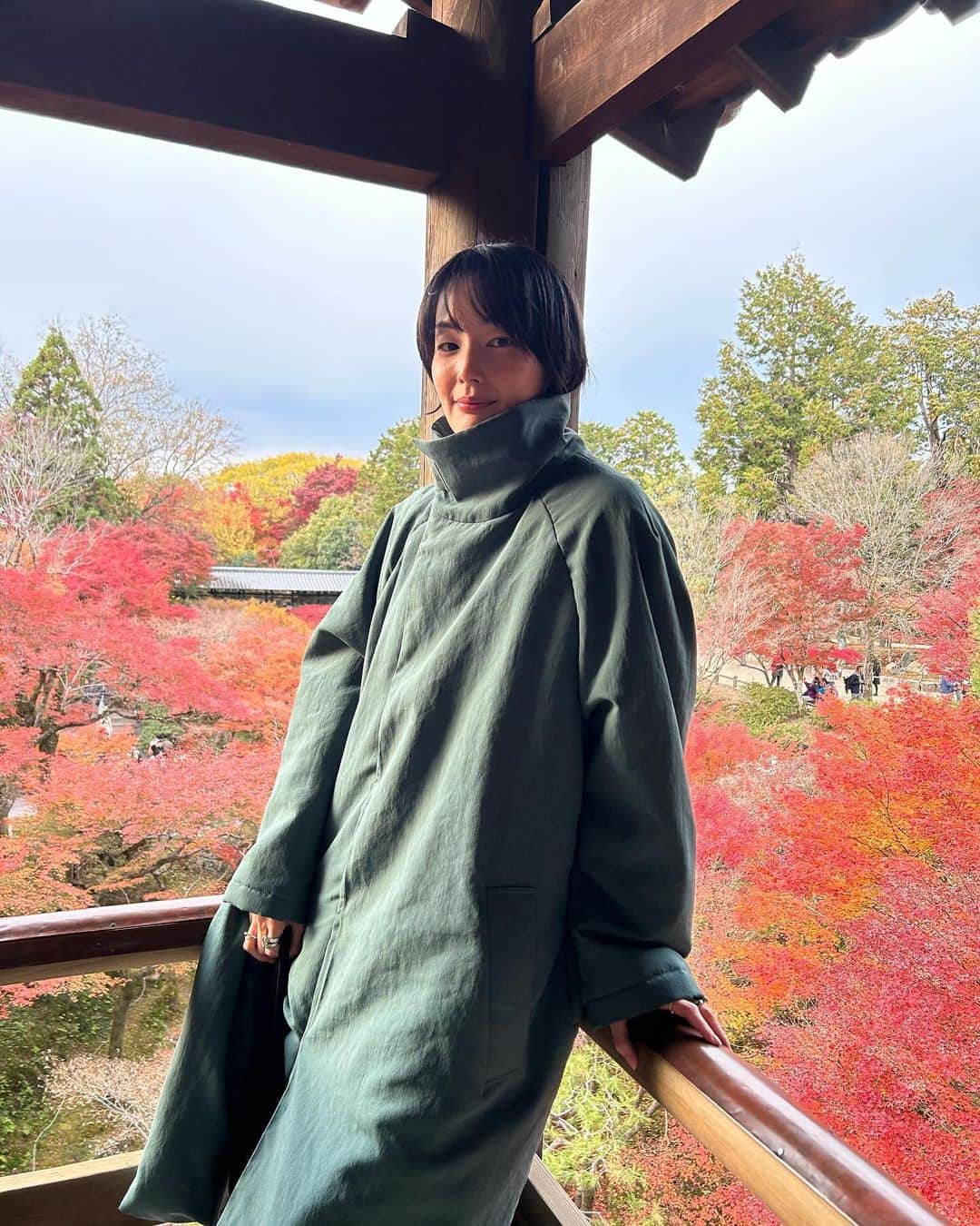 鈴木亜美のインスタグラム：「京都にきたよ🍁  #kyoto」