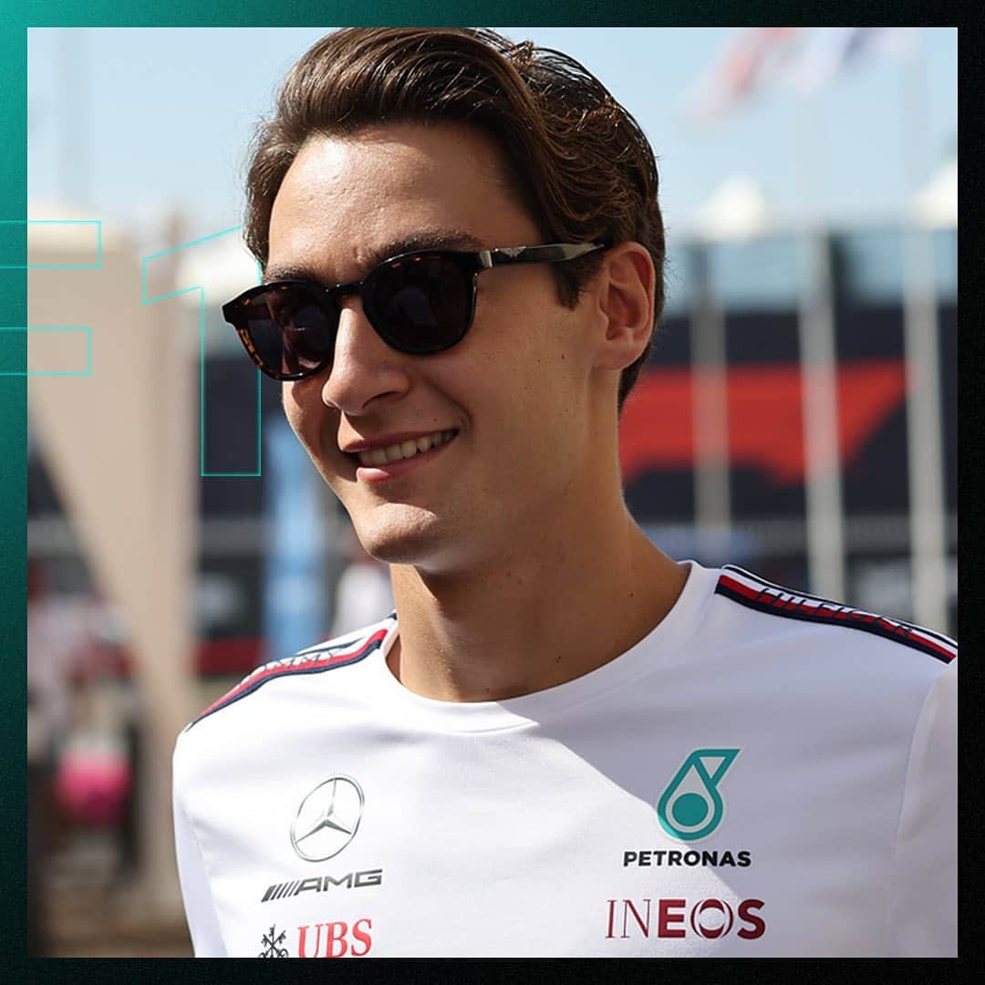 ポリスのインスタグラム：「Style, confidence and the right amount of daring. @georgerussell63 @mercedesamgf1  #PoliceLifestyle #AudacityWanted #FW23 #PoliceSunglasses #PoliceEyewear」