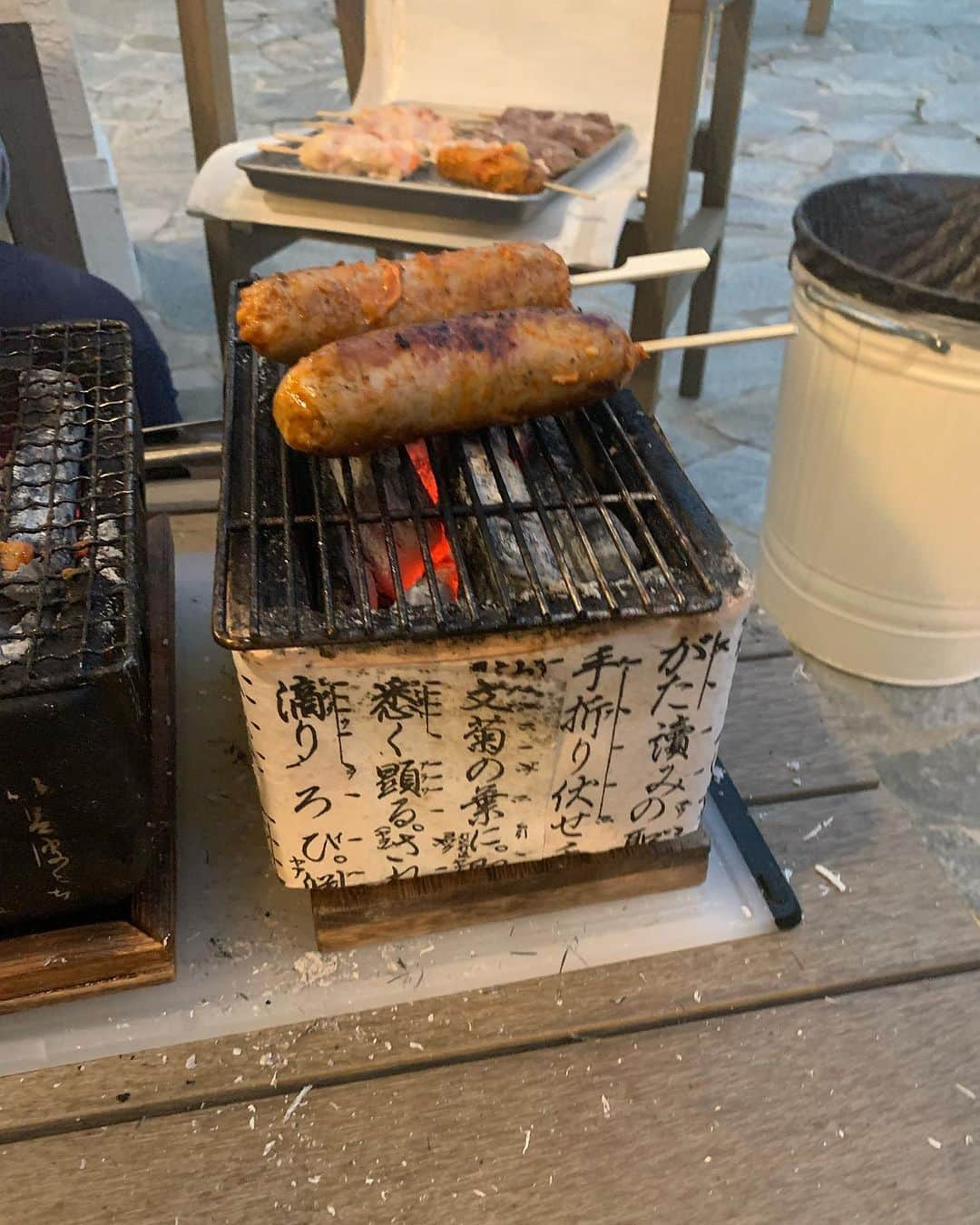 のインスタグラム：「でっかいソーセージ😋  美味かったぁ❗️」