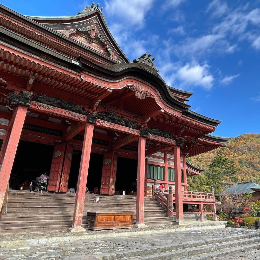 鷹木信悟さんのインスタグラム写真 - (鷹木信悟Instagram)「山梨の思い出...🗻 #武田神社 #武田信玄 #甲斐善光寺 #清里 #美しの森 #山梨 #肉の日 #素敵にステーキ」11月28日 12時20分 - takagi__shingo
