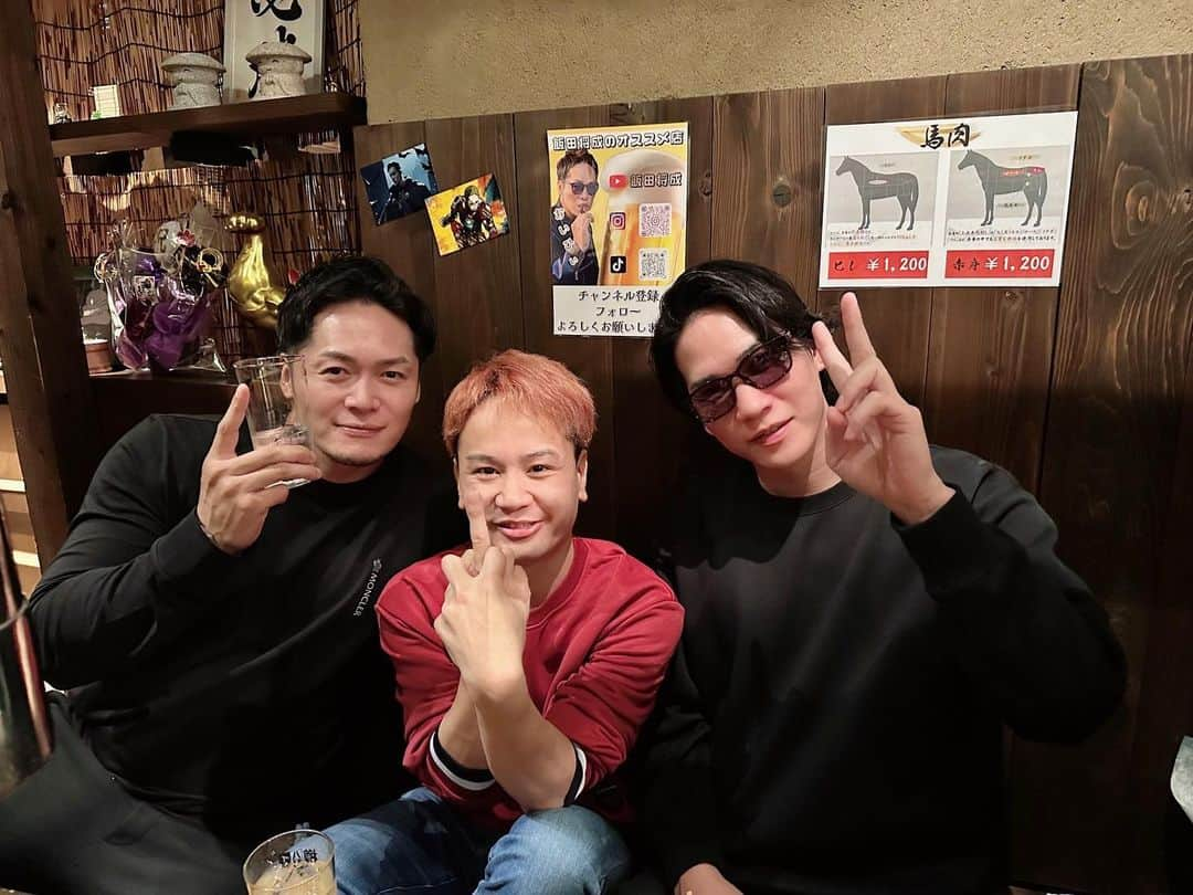 飯田将成のインスタグラム：「吉田君とせいや君がとんとんに来てくれました  ありがとうございました😊  #とんとん #岐阜グルメ #岐阜 #吉田君 #せいや #飯田」