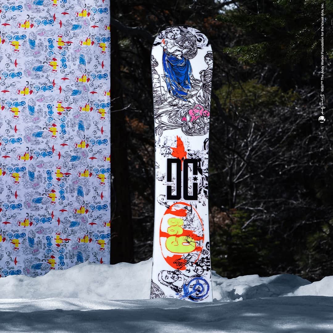 DCシューズのインスタグラム：「Introducing the Andy Warhol x @DC_Snowboarding PBJ Board💥  Get a closer look at the full collection now at the link in bio.  Used with permission of @WarholFoundation ©/®/™The Andy Warhol Foundation For The Visual Arts, Inc.  #warholxdc #andywarhol @warholfoundation」