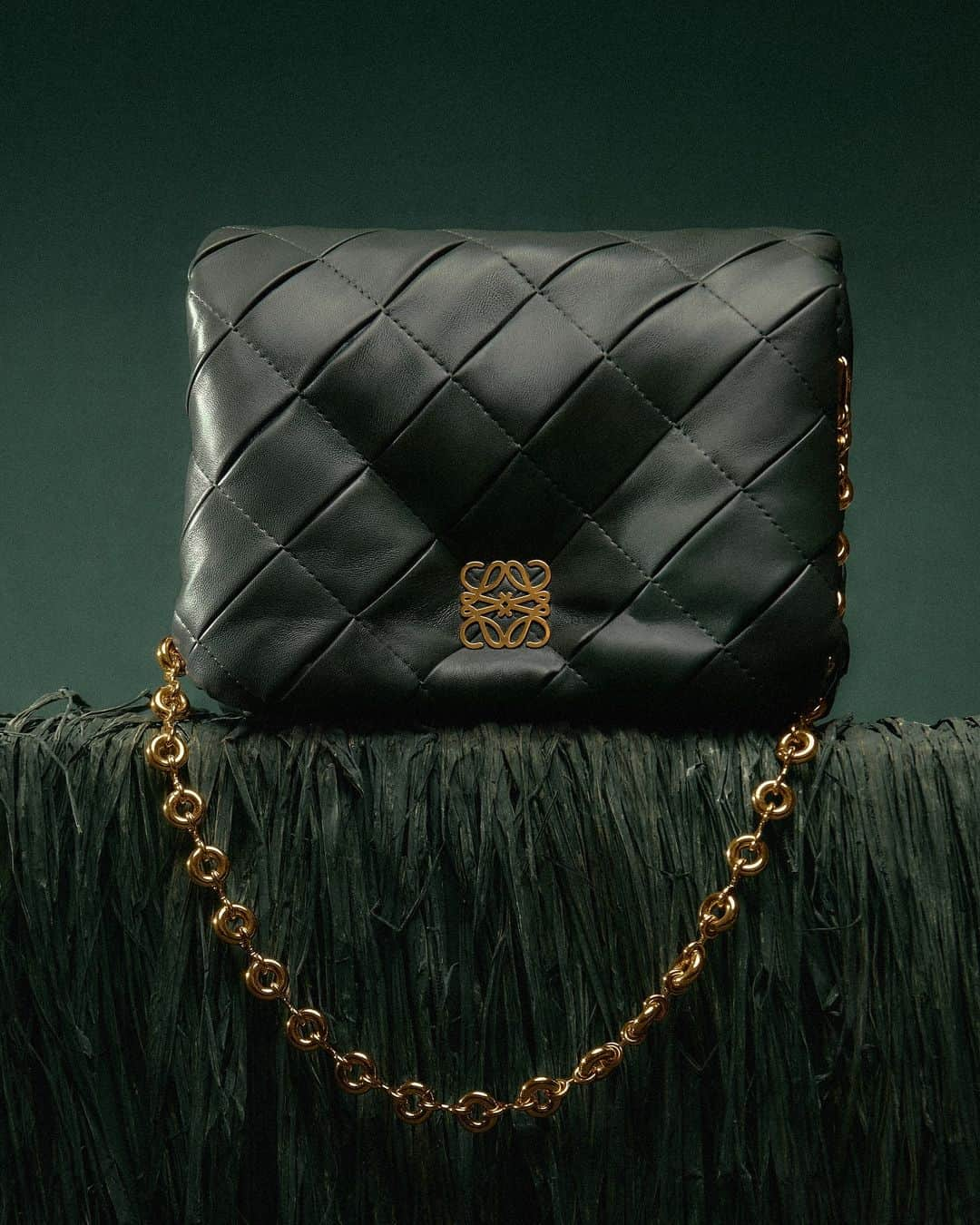 Loeweのインスタグラム：「The Puffer Goya bag in pleated leather.  See our gifting edit on loewe.com   #LOEWE #LOEWEgifts」