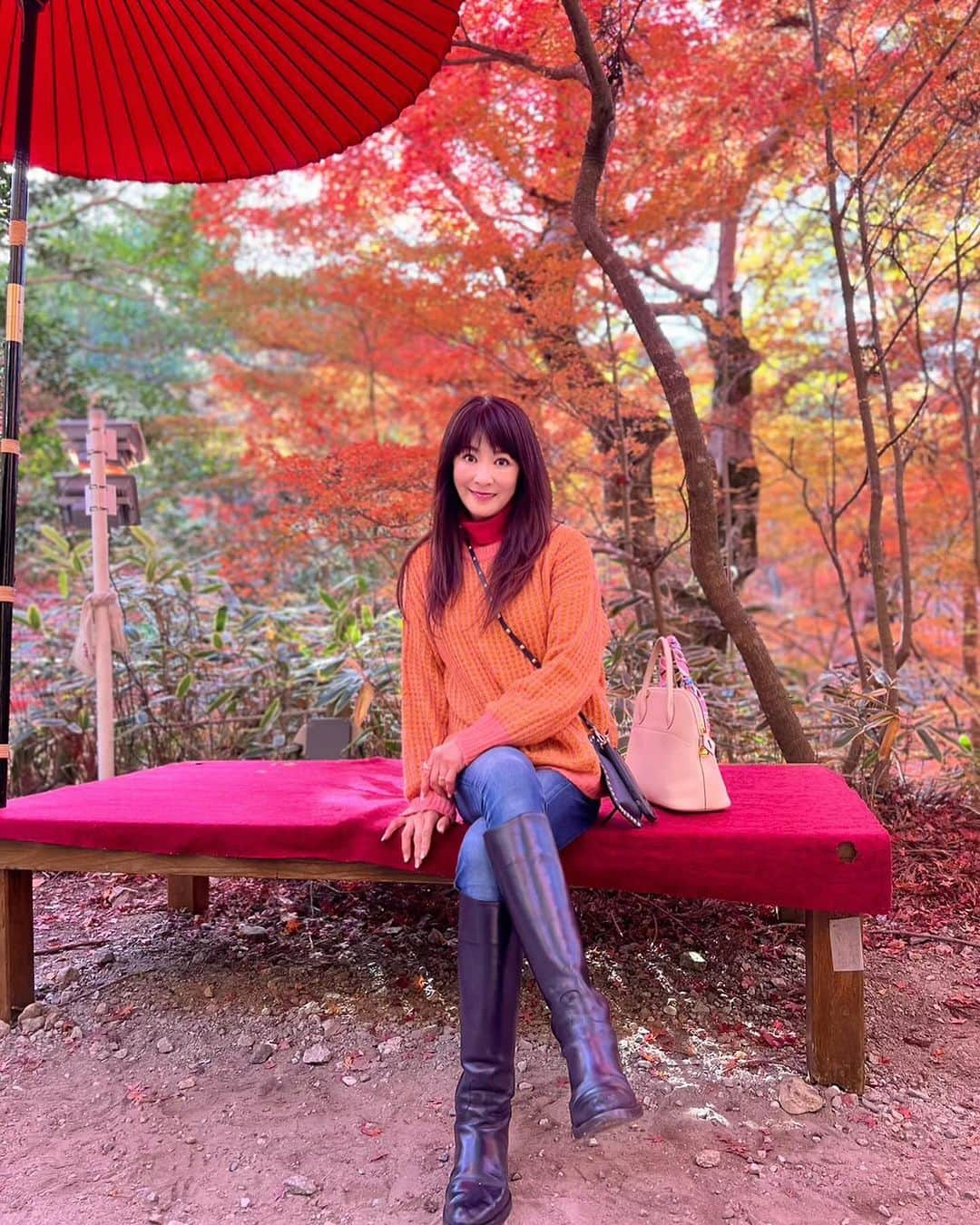 山田佳子さんのインスタグラム写真 - (山田佳子Instagram)「紅葉お散歩…🍁" ⁡ #色とりどり #紅葉  #晩秋の景色 #自然の美しさ #癒される #🍁 #自然散策 #紅葉散歩 #休日のお散歩 #お散歩日和 #11月25日 #瑞宝寺公園 #有馬」11月28日 20時03分 - yoshiko117