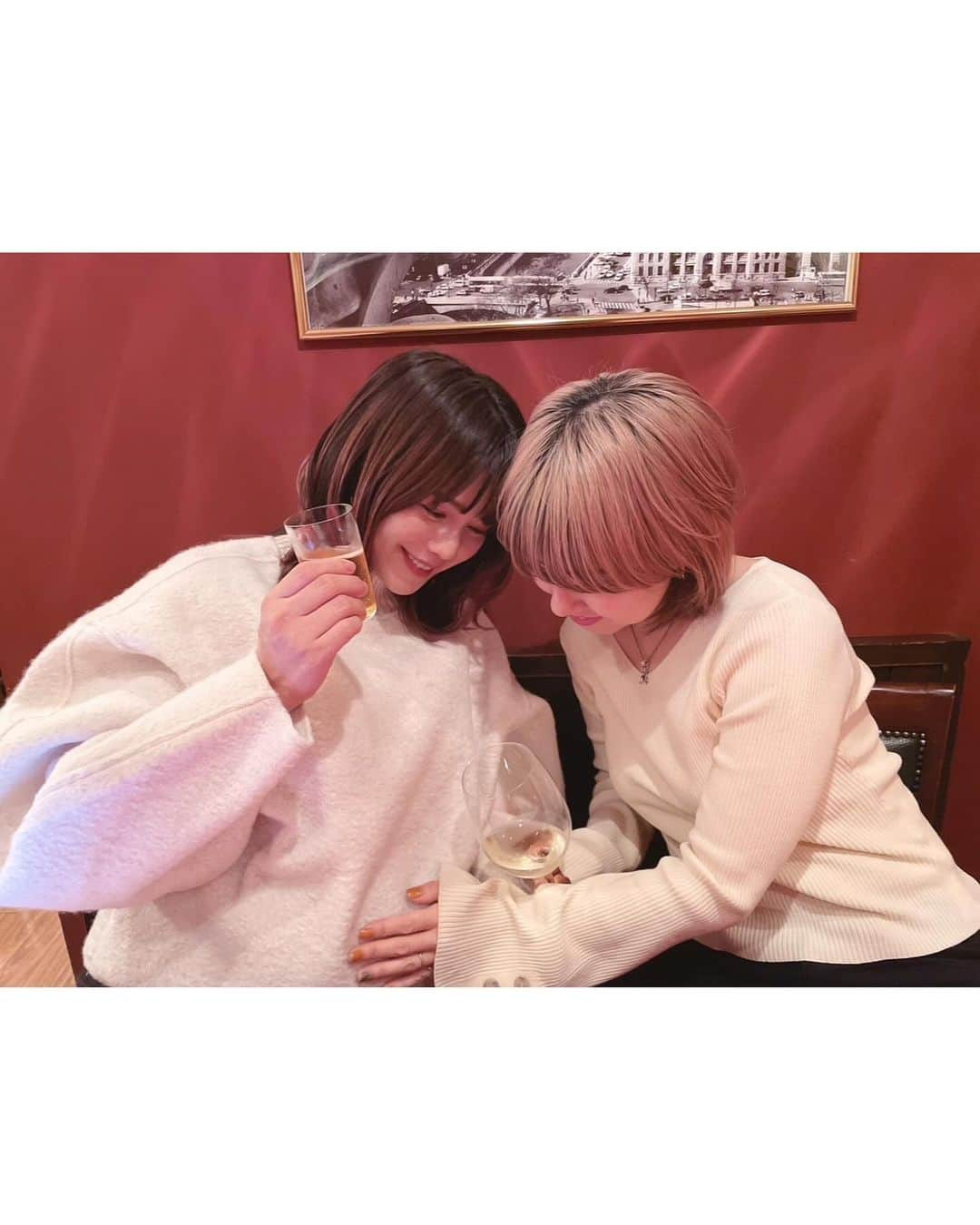 沢辺りおんさんのインスタグラム写真 - (沢辺りおんInstagram)「先日のしたんとまりーなとご飯したよ🍽️💕  ずーーーっと喋ってた！ のしたんは相変わらずお酒強くて まりーなは絶賛頭痛持ち発揮してた！」11月28日 20時05分 - rionsawabe