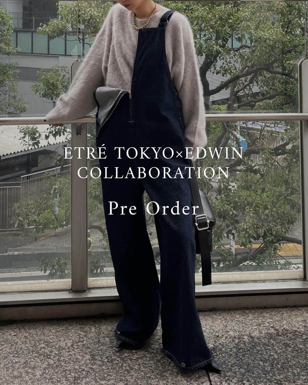 ETRÉ TOKYO ストアさんのインスタグラム写真 - (ETRÉ TOKYO ストアInstagram)「@etretokyo  【 EDWIN×ETRE TOKYO Collaboration Pre Order 】  ㅤㅤㅤ  #edwinetretokyocoreデニムオールインワン INDIGO S.M size ¥29,700(tax in)  - - - - - - - - - - - - - - - - - - - - - - - - - - - - ⁡  ㅤㅤㅤ 【INFORMATION】 ⁡ ⁡ ETRÉ TOKYOでは EDWIN×ETRE TOKYO Collaborationの予約会を開催いたします。  ※予約受注会となります。 新宿店にてサンプルのご用意もございますので ご試着も可能です。 予約枠に上限がございます。  ※予約商品の画像はサンプルで撮影しております。 実際の製品とは仕様や素材、サイズや色味等が多少異なる場合がございます。  ※お電話でのご予約はできかねます。  ※ご予約後のキャンセルは致しかねます。 お支払いは後払いになります。 ⁡ ※混雑時には入場制限及び試着点数 の制限を設けさせて頂きます。 また、お電話がつながりにくい可能性がございます。  予めご了承ください。 ⁡ ⁡ ご理解、ご協力を賜りますよう 心よりお願い申し上げます。 ⁡ ⁡  ㅤㅤㅤ ㅤㅤㅤ 【LUMINE SHINJUKU STORE】 ETRÉ TOKYO ルミネ新宿2店 TEL：03-5989-0979 ー営業時間ー (平日、土日祝)11:00-21:00  ⁡ #etretokyo #etre  #etretokyoshinjuku #2023etre #etretokyo_staff_ootd  #受注会 #先行予約 #プレオーダー #スタッフコーディネート #スタッフスナップ #冬服コーデ #ルミネ新宿2 #オールインワンコーデ #大人カジュアルコーデ #デニムコーデ」11月28日 15時46分 - etretokyo_store