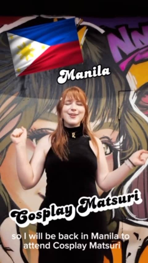 ジューン・ラブジョイのインスタグラム：「Manila, I’ve missed you!🇵🇭💞 I’ll be attending #CosplayMatsuri2023 and have some really cool stuff planned! I hope to see you all there and let’s end this year with lots of love and joy🫶💓」