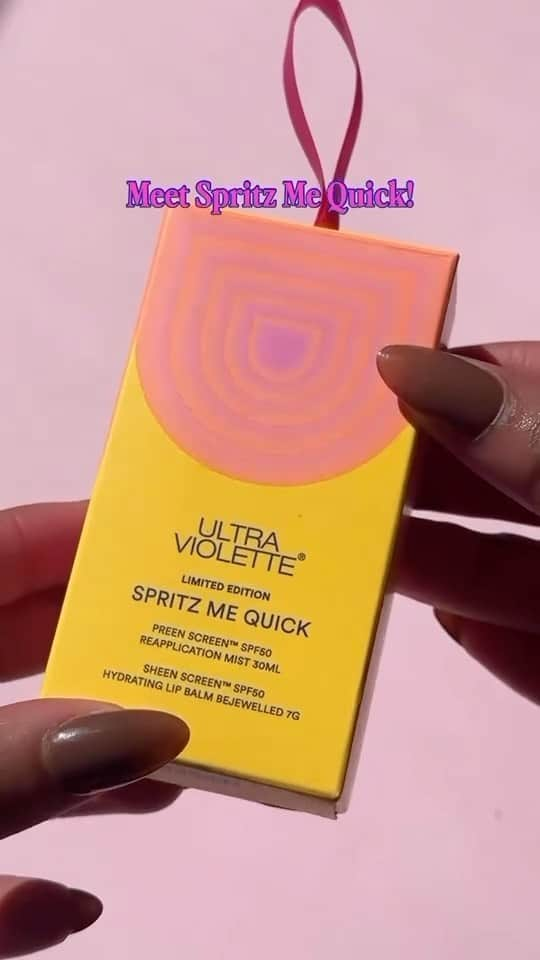 STYLERUNNERのインスタグラム：「Treat yourself or someone special to the perfect gift this season ☀️ The Spritz Me Quick pack from Ultra Violette includes the perfect minis to add into your bag for everyday use. Top up your sunscreen wherever you are with Vi’s on-the-go SPF mist and mini hydrating lip balm 💗」