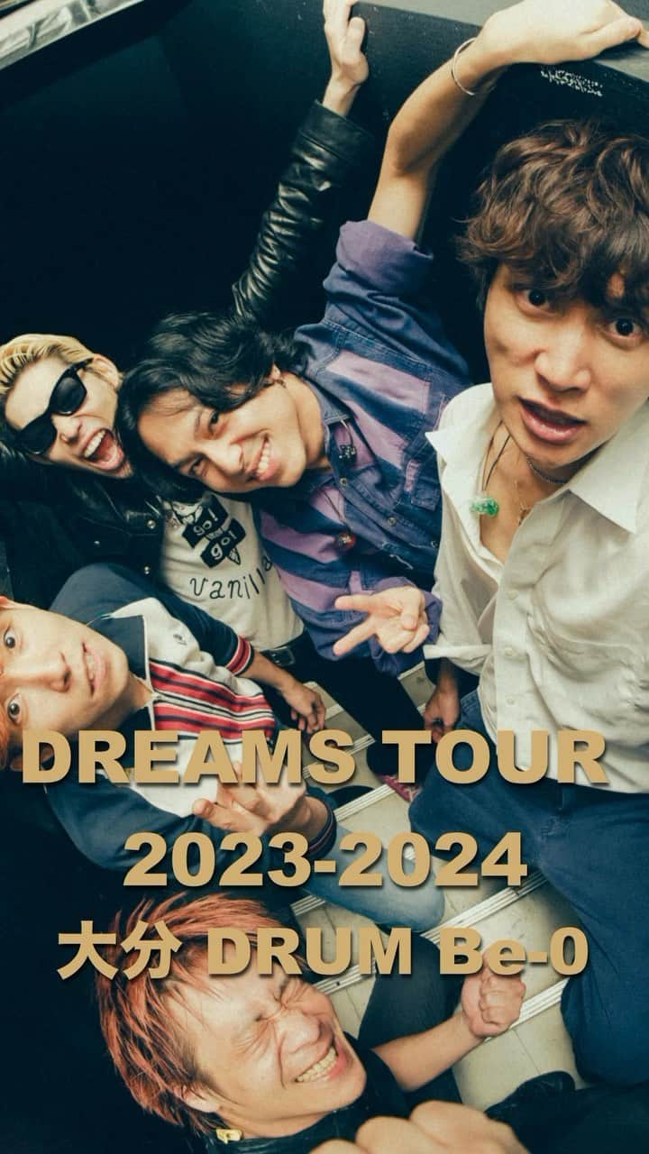 のインスタグラム：「2023.11.27 大分 DRUM Beｰ0  「DREAMS TOUR 2023-2024」  movie by @renzo1101  #gogovanillas #バニラズ #DREAMSTOUR」