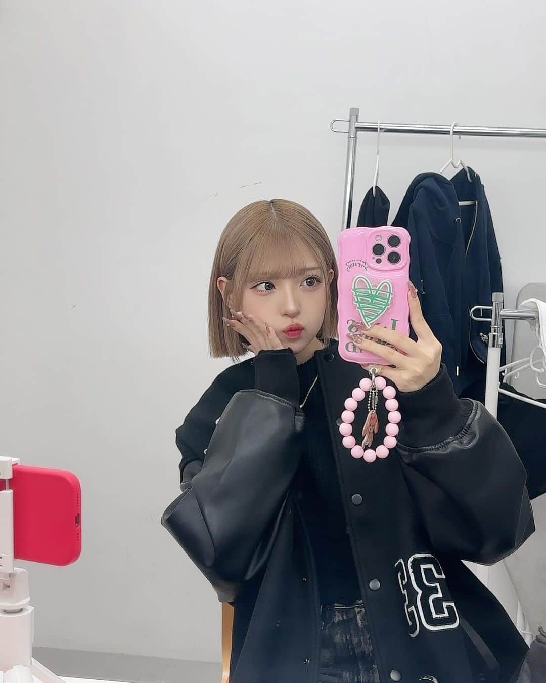 MINAMIさんのインスタグラム写真 - (MINAMIInstagram)「. ほんとにスタジャンお気に入りჱ̒^ ̳ ̫ ̳^」11月28日 17時12分 - mimi.minami.mimi