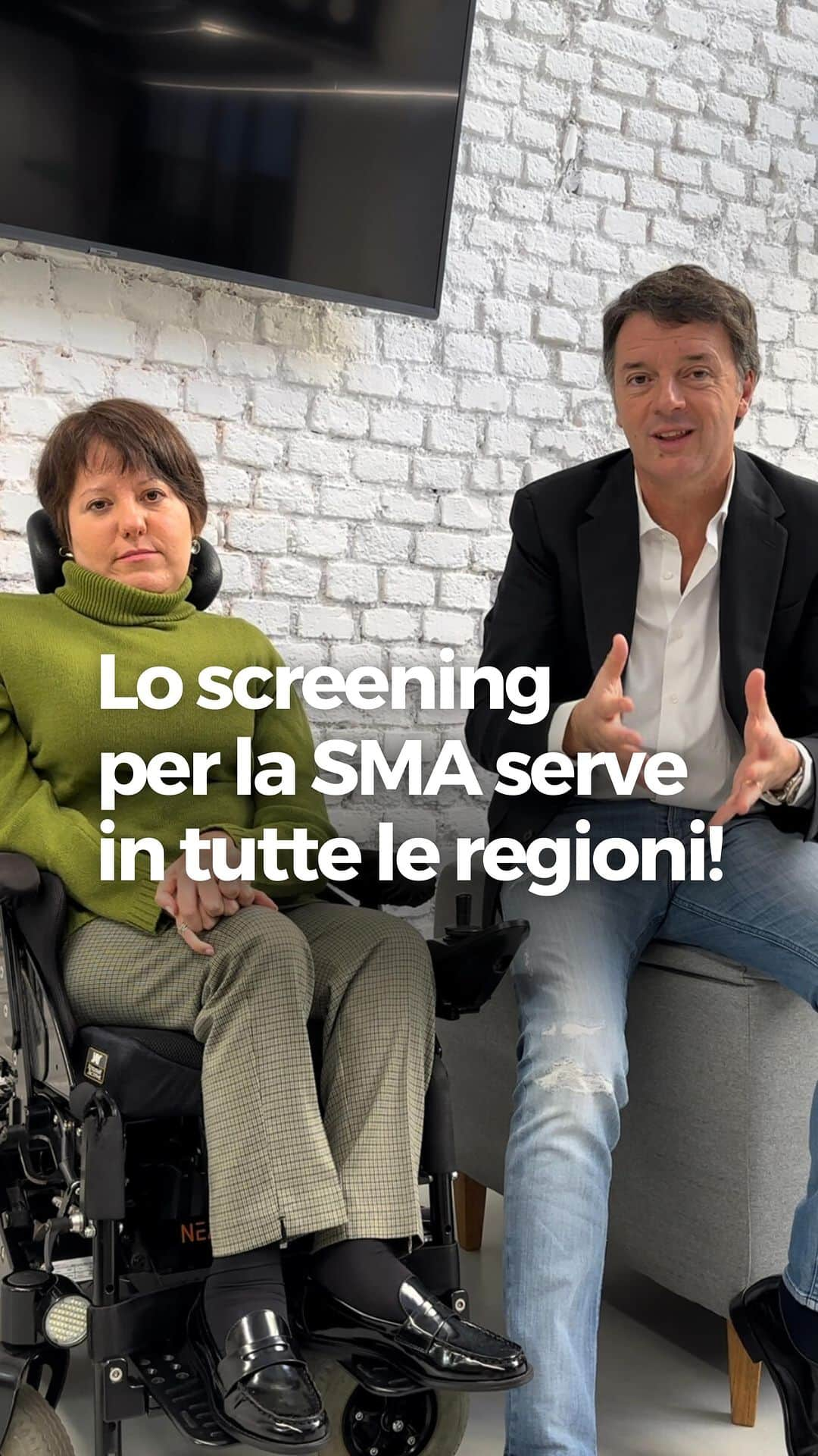 マッテオ・レンツィのインスタグラム：「Chiediamo al ministro della Salute Orazio Schillaci, al Governo e a tutti i Presidenti di Regione, di estendere subito l’utilizzo dello screening neonatale per la SMA in tutta Italia.   Abbiamo lanciato una petizione che potete firmare sul sito di Italia Viva e tramite il link che vi lascio nelle storie.  La tua firma è fondamentale per garantire gli stessi diritti a tutti i bambini in ogni regione.」