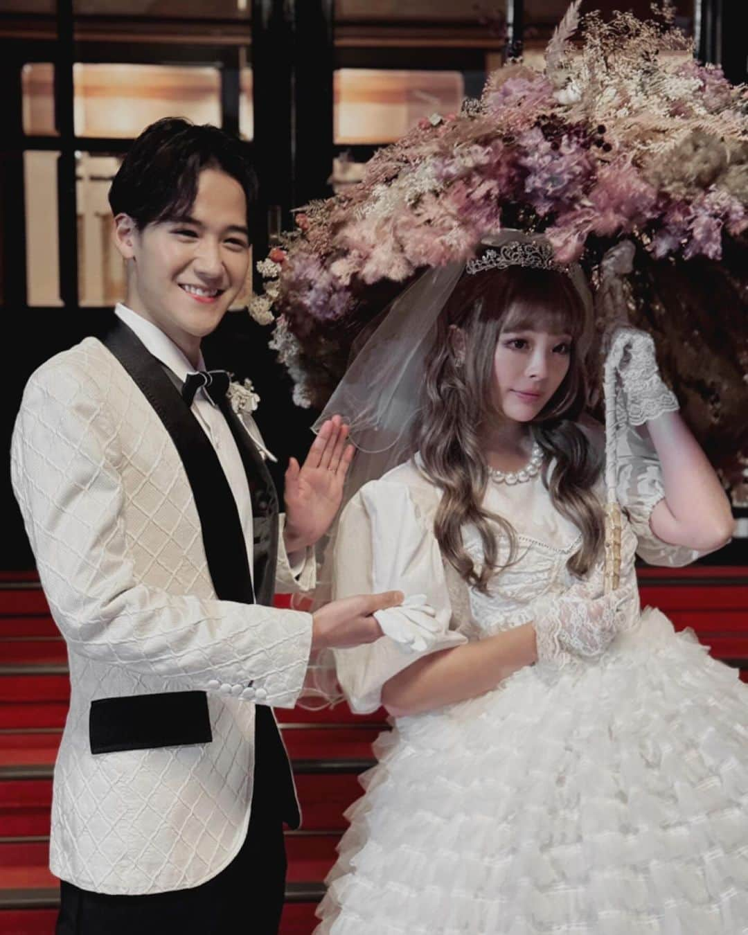 きゃりーぱみゅぱみゅさんのインスタグラム写真 - (きゃりーぱみゅぱみゅInstagram)「Sweet Memories🤍🤵🏻💍👰🏻‍♀️🤍」11月28日 17時38分 - kyarypappa