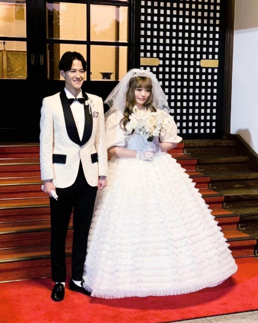 きゃりーぱみゅぱみゅさんのインスタグラム写真 - (きゃりーぱみゅぱみゅInstagram)「Sweet Memories🤍🤵🏻💍👰🏻‍♀️🤍」11月28日 17時38分 - kyarypappa