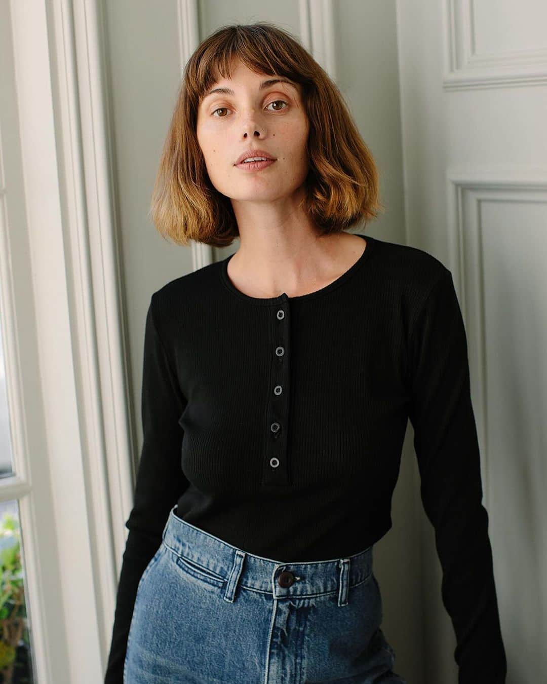 レイチェルパリーのインスタグラム：「The Hemp Rib Henley」