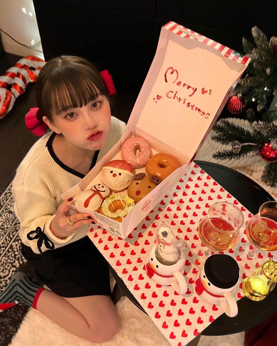 びすこさんのインスタグラム写真 - (びすこInstagram)「Christmas home party 3人の写真も早く載せたいけど ...