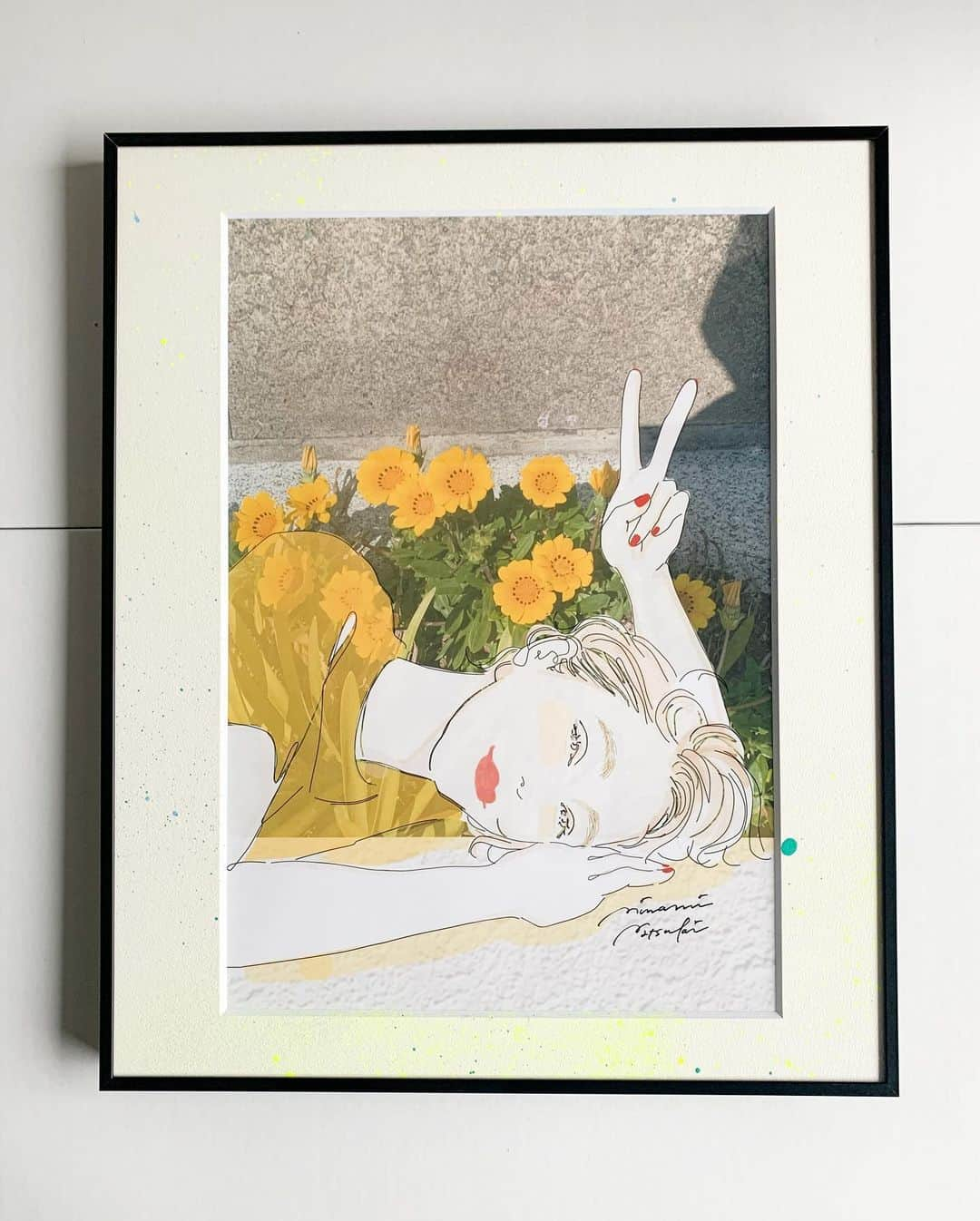 南夏希さんのインスタグラム写真 - (南夏希Instagram)「🖼️額絵の販売🖼️ ⁡ 29日20時より、オンラインにて 額絵とミニキャンバスの販売を行います🌼 @punipuni729  ⁡ 蔦屋書店のフェアにて展示していた子たちですが 会場によって規模が異なったため、 お越し頂いた場所で出会ってない子や、 サイズが違う子がいると思います。 ⁡ お気に入りのあの子はいるかしらどうかしらと 見にきてもらえると嬉しいです☺️🌼 ⁡ (額絵、ミニキャンバスはすべて1点ずつです🫶) ⁡ ⁡ ⁡ 同時にカレンダーとグッズの販売も開始します◎ ⁡ 額絵購入の方は準備出来次第の発送、 それ以外の方は12月中旬より順次発送致します📦 ⁡ ⁡ オンラインショップにて ラインナップご覧頂けます☺︎ グッズも随時追加していきます〜！ ⁡ ⁡ ⁡ ⁡」11月28日 20時16分 - punipuni729