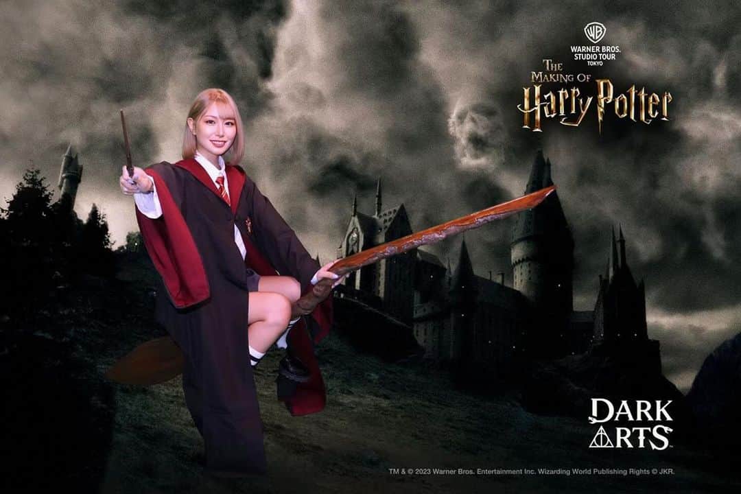 橘りあのインスタグラム：「#グリフィンドール に入学してきた❤️ . . #harrypotter #griffindor #warnerbrosstudiotourtokyo」