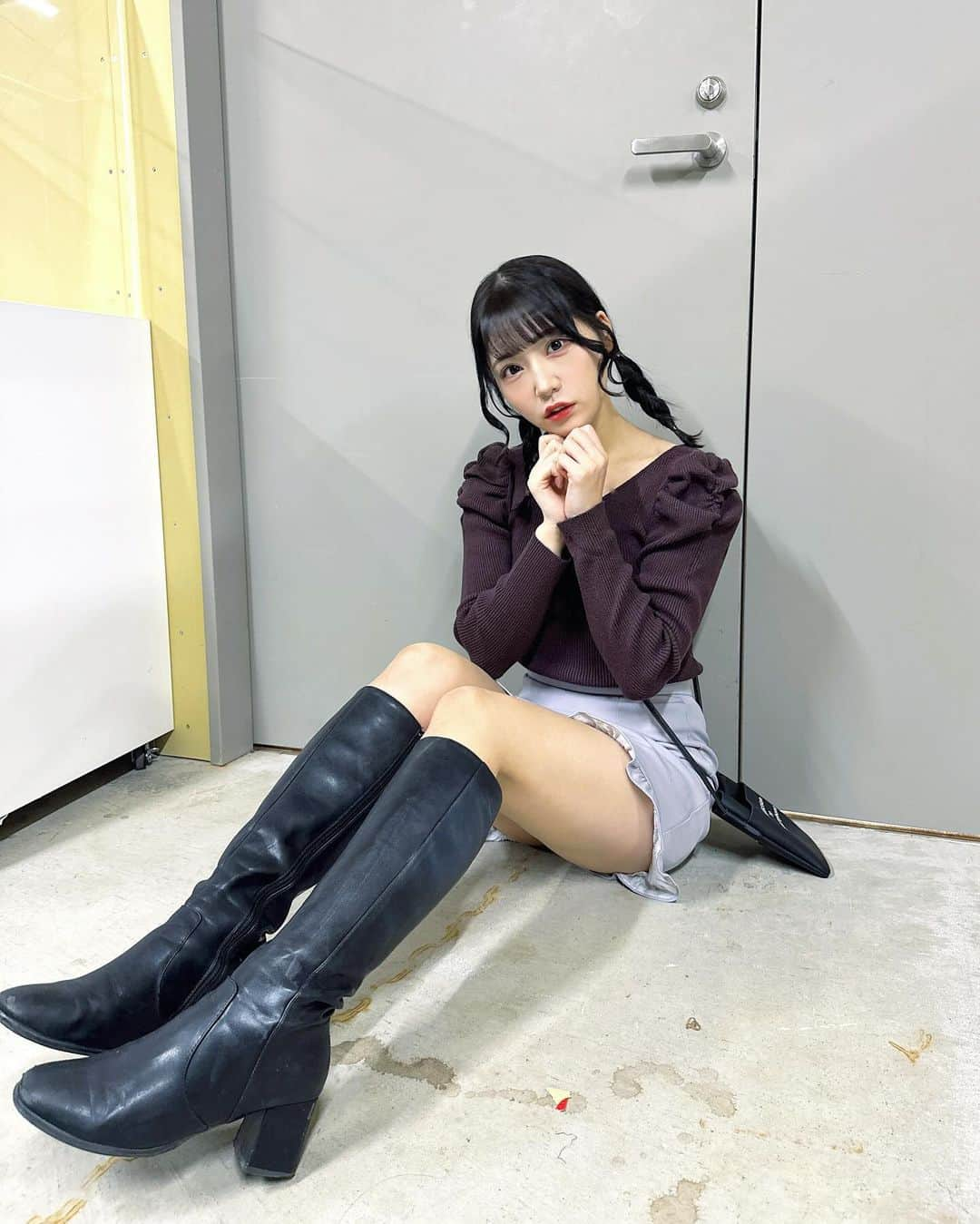 藤田みゆのインスタグラム：「. みつあみ好き？☘️」