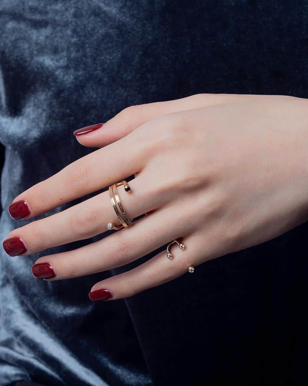 Hirotaka Jewelryのインスタグラム：「DROSERA RINGS #hirotakajewelry」