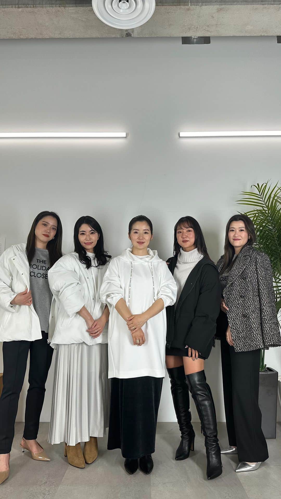 のインスタグラム：「luna 162cm, chie 160cm, yui 153cm, haruka 153cm」
