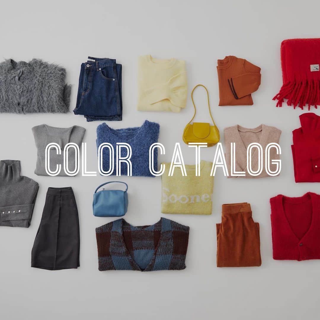 Discoat Parisienのインスタグラム：「【COLOR CATALOG】 この冬に取り入れたい“カラーアイテム”  コーデに取り入れるだけで 気分が上がるカラーアイテム♪ 着るだけでおしゃれ度もアップする、 冬の最旬カラーをcheck！  #discoat#ディスコート #カジュアル#カジュアルコーデ #大人カジュアル#大人カジュアルコーデ #カラーコーデ#ブラックコーデ #モノトーンコーデ#ワントーンコーデ」