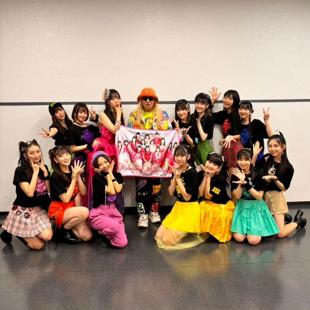 DJ KOOのインスタグラム：「モーニング娘。'23　コンサートツアー秋 「Neverending Shine Show」 SPECIAL  譜久村聖ちゃんの卒業を明日に控え、OGレジェンドの皆さんと超スペシャルなコラボレーション！！ めっちゃ爆アガり DO DANCE ！！  譜久村リーダー ご卒業おめでとうございます！！ 心に残る最高のステージでした  明日の卒コン頑張って下さい 13年間お疲れさま & ありがとう！！   #モーニング娘23  #譜久村聖  #DJKOO」