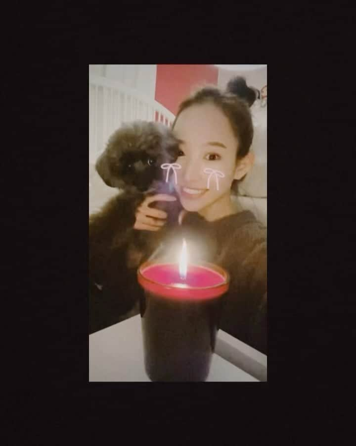 大野莉昂のインスタグラム：「寝る前にキャンドル🕯 ラルフ ローレン ホームの良い香りでぐっすり😴 パッケージも可愛くてギフトにもよい🎄❤️ @ralphlaurenhome ⁡ #PR #RalphLaurenHome #ラルフローレンホーム #candle #キャンドル #ラルフローレン #RalphLauren」