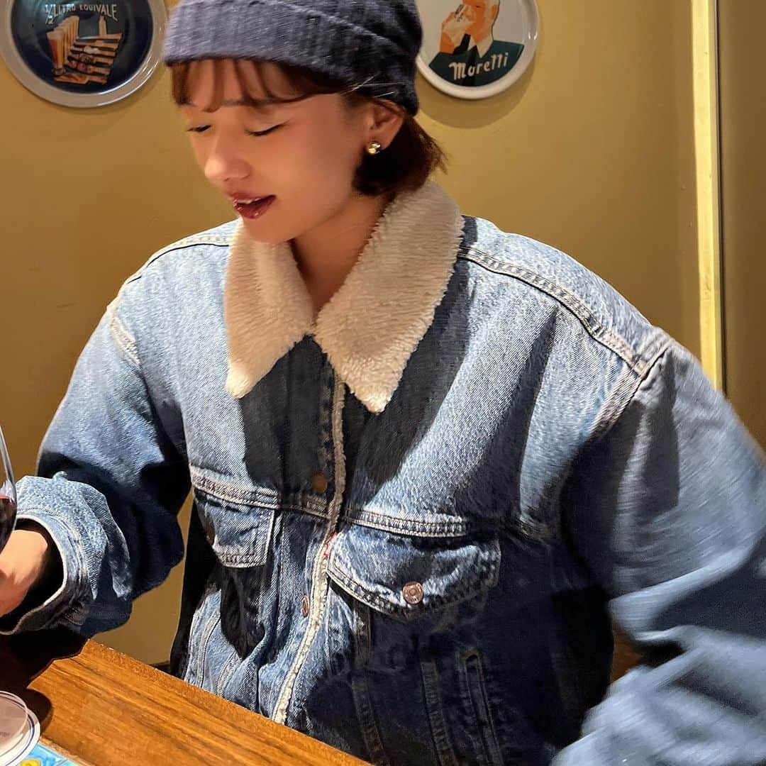 zussaさんのインスタグラム写真 - (zussaInstagram)「navy × red × denim 💙👖❤️」11月28日 22時34分 - niwatorigoya