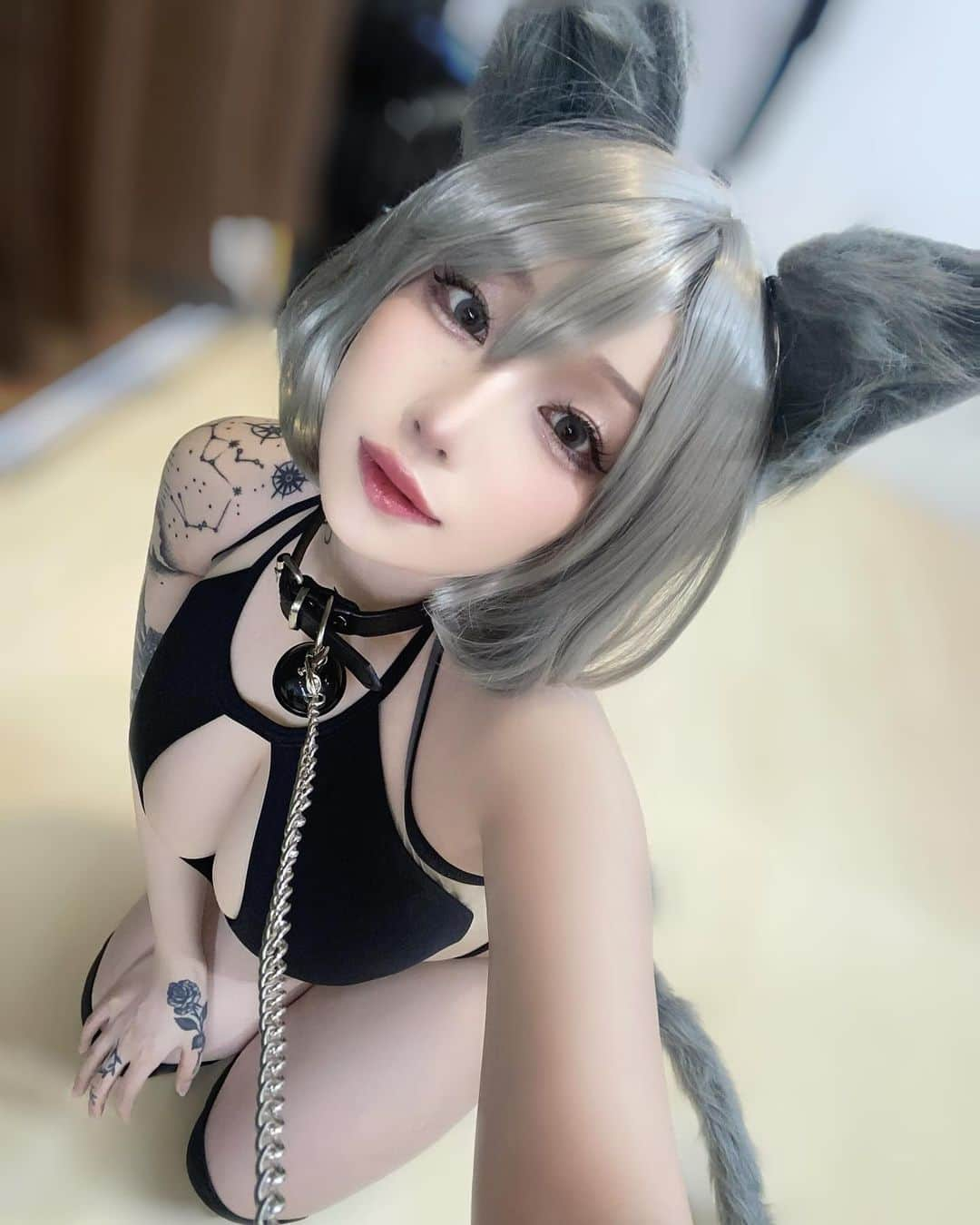 立花繭子*のインスタグラム：「#🐈 #cosplay」