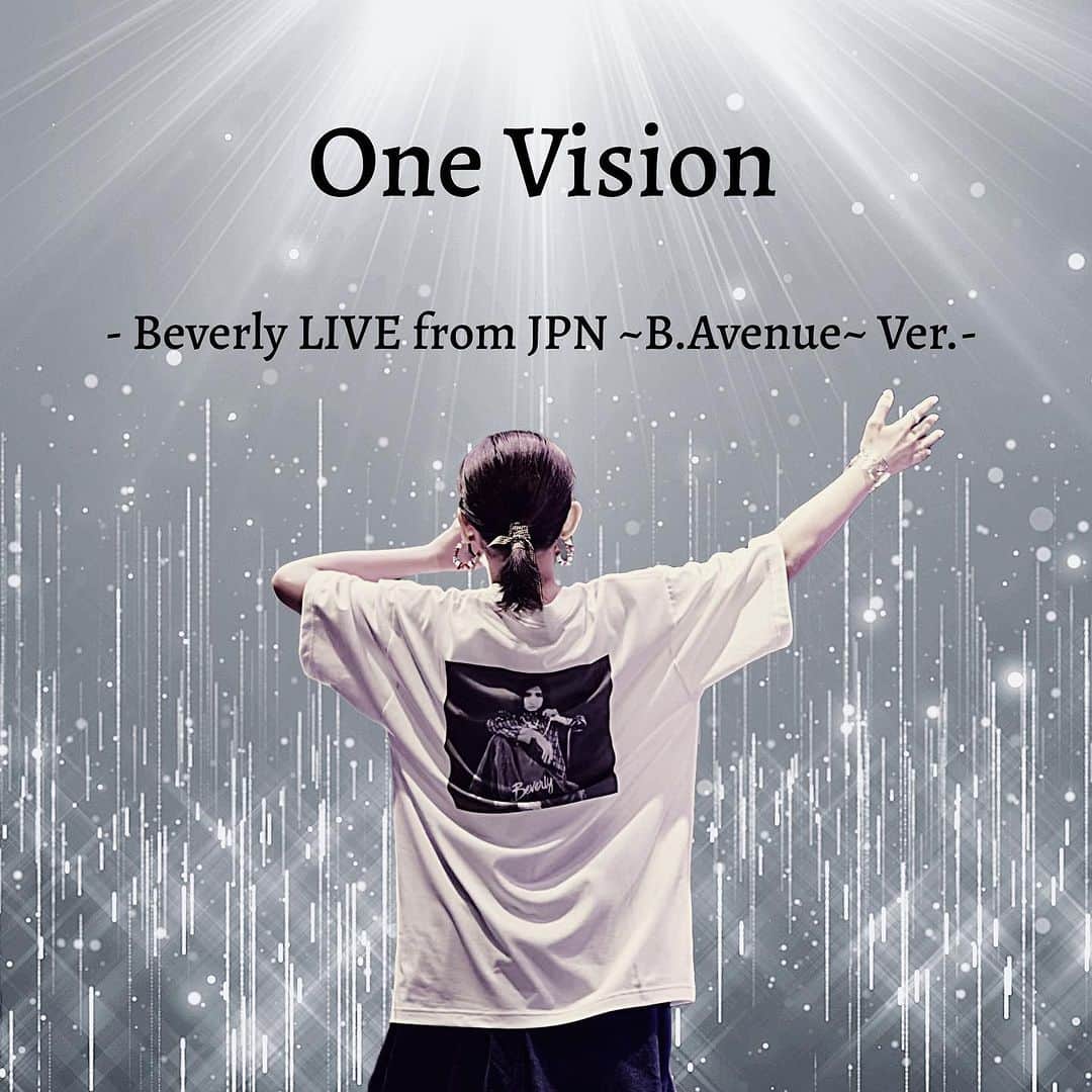Beverlyのインスタグラム：「One Vision - Beverly LIVE from JPN B.Avenue Ver. -  配信スタート‼️🤩  第③弾は去年リリースした 「One Vision」のLiveバージョンをお届けします🕊️  リンクはストーリーでチェックしてね✔︎  Another live version of my song is out! Check out my ig story for more info🤩  #小室哲哉 氏の書き下ろし楽曲 #Beverly 作詞」