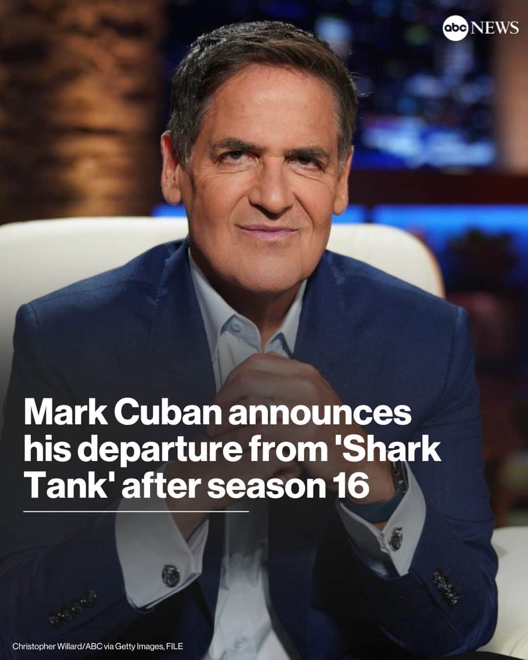 ABC Newsのインスタグラム：「Mark Cuban says "it's time" for him to leave "Shark Tank."  The billionaire entrepreneur opened up about leaving the hit show during a recent appearance on Showtime's "All the Smoke" podcast.  Despite sharing his intent to leave "Shark Tank," Cuban said he loves the show "because it sends the message the American dream is alive and well." Read more at the link in bio」