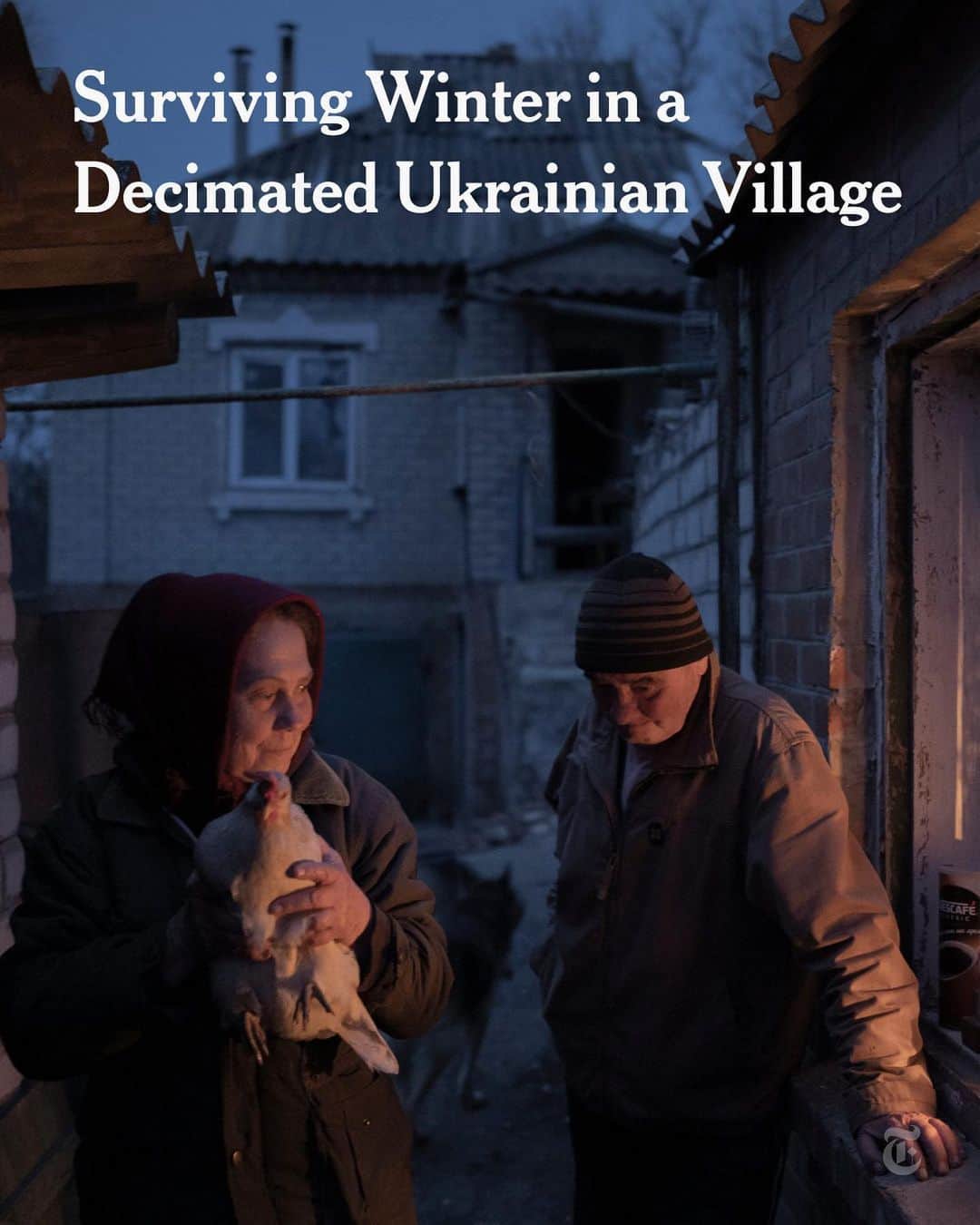 ニューヨーク・タイムズさんのインスタグラム写真 - (ニューヨーク・タイムズInstagram)「Winter in Ukraine’s eastern steppe brings an inescapable cold. The wind blowing through damaged homes and shattered windows feels as if it will be permanent.  But winter is still weeks away.   For a handful of families who live in Topolske, Mala Komyshuvakha, Brazhkivka and Sulyhivka — a string of destroyed villages along what was once the front line near the city of Izium — these dwindling fall days are all the time they have to prepare for seasonal survival.  Those who have returned after Ukraine’s liberation of these enclaves lack basic amenities such as electricity, gas and running water. So they prepare for the long cold by gathering essential supplies: food, water and firewood.  What lies ahead for these residents is a complicated puzzle of resource management, perseverance and faith that will get them through the coming days and freezing nights. Tap the link in our bio to read @tmgneff’s full report from on the ground in Ukraine. Photos by @emileducke」11月29日 1時51分 - nytimes