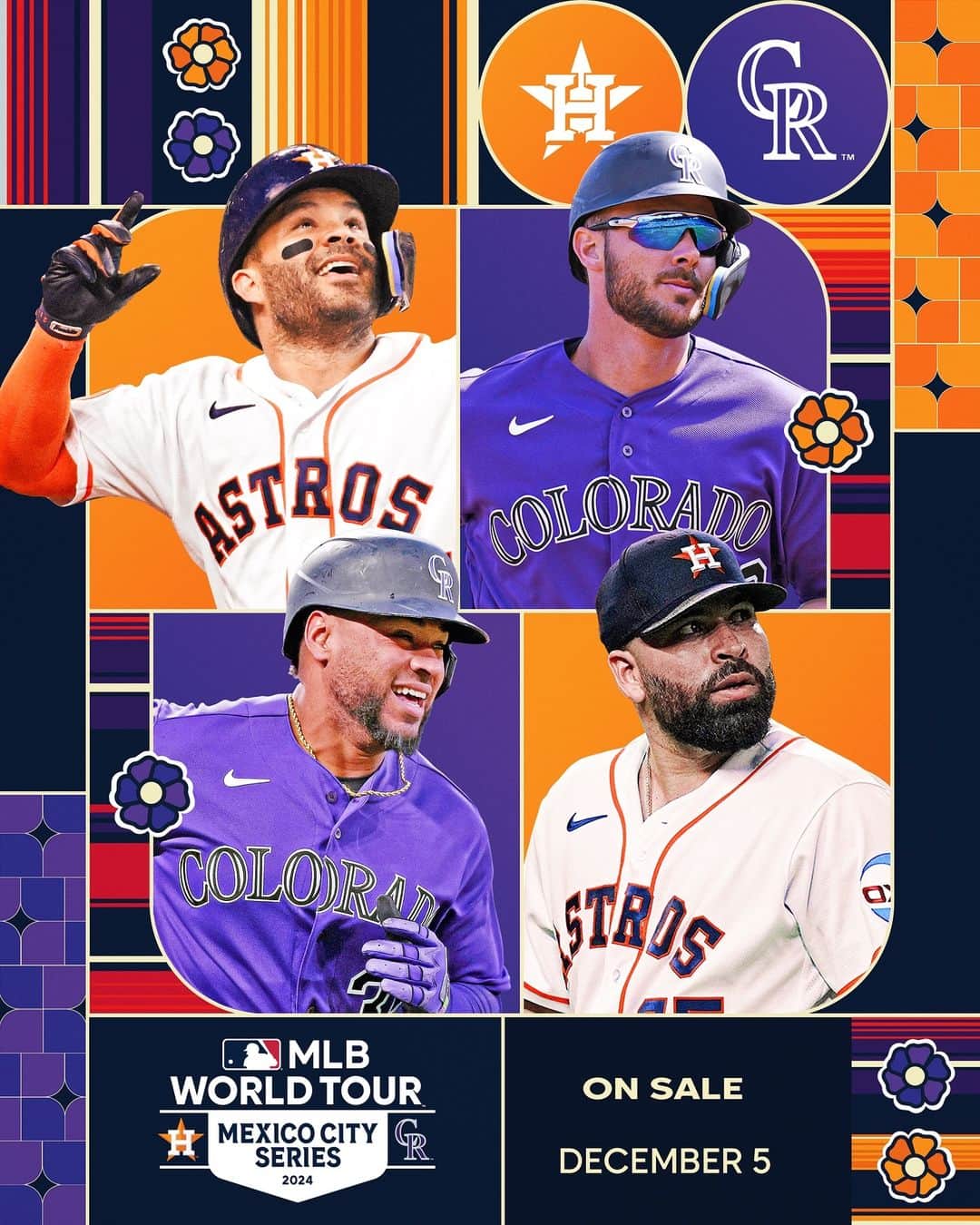 MLBのインスタグラム：「#MexicoCitySeries tickets go on sale next week!  📅 April 27-28, 2024, @Astros vs. @Rockies.」