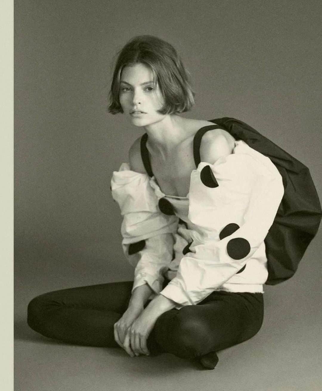 IMG Modelsのインスタグラム：「@bibi_breslin for @bazaarfrance 📸 @markrkean  #IMGModels」