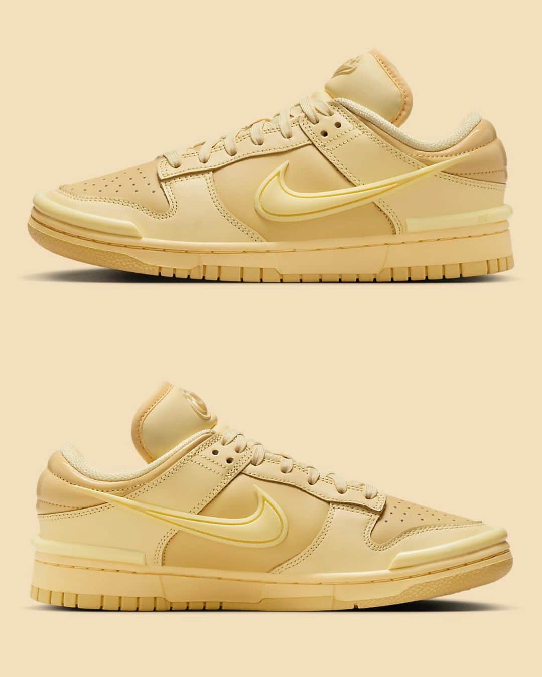 Nice Kicksさんのインスタグラム写真 - (Nice KicksInstagram)「Would these be butter as a regular Dunk Low or are you feeling the Twist? 🧈」11月29日 2時47分 - nicekicks