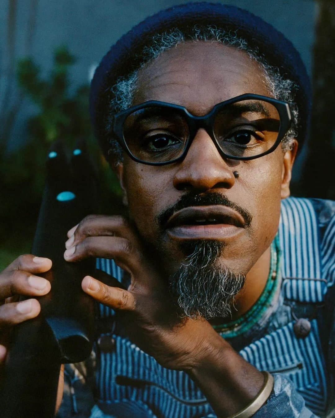 オリバーピープルズさんのインスタグラム写真 - (オリバーピープルズInstagram)「@Andre3000 makes his return in custom 1971C from the exclusive #OliverPeoples @khaite_ny collection. Photos by @renellaice, courtesy of @gq. ⁠」11月29日 2時59分 - oliverpeoples