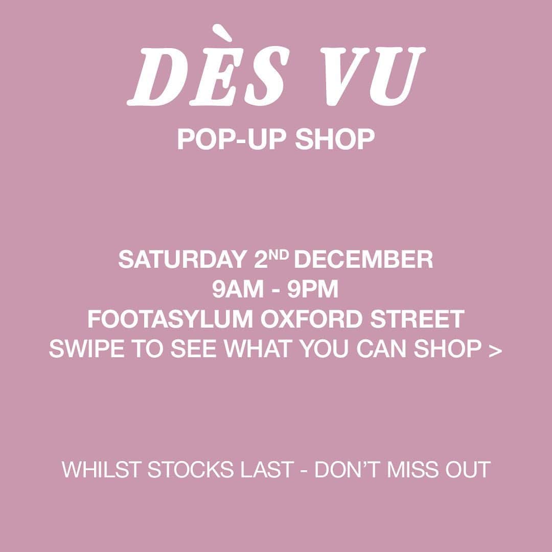 FOOTASYLUMさんのインスタグラム写真 - (FOOTASYLUMInstagram)「IT’S OFFICIAL 👑 The @desvu_clothing POP UP shop will be coming to the Footasylum Oxford Street store this Saturday 9am-9pm 🛍️ Set your reminders!! You do not want to miss out 👀⭐️ #footasylum #desvu」11月29日 3時00分 - footasylum