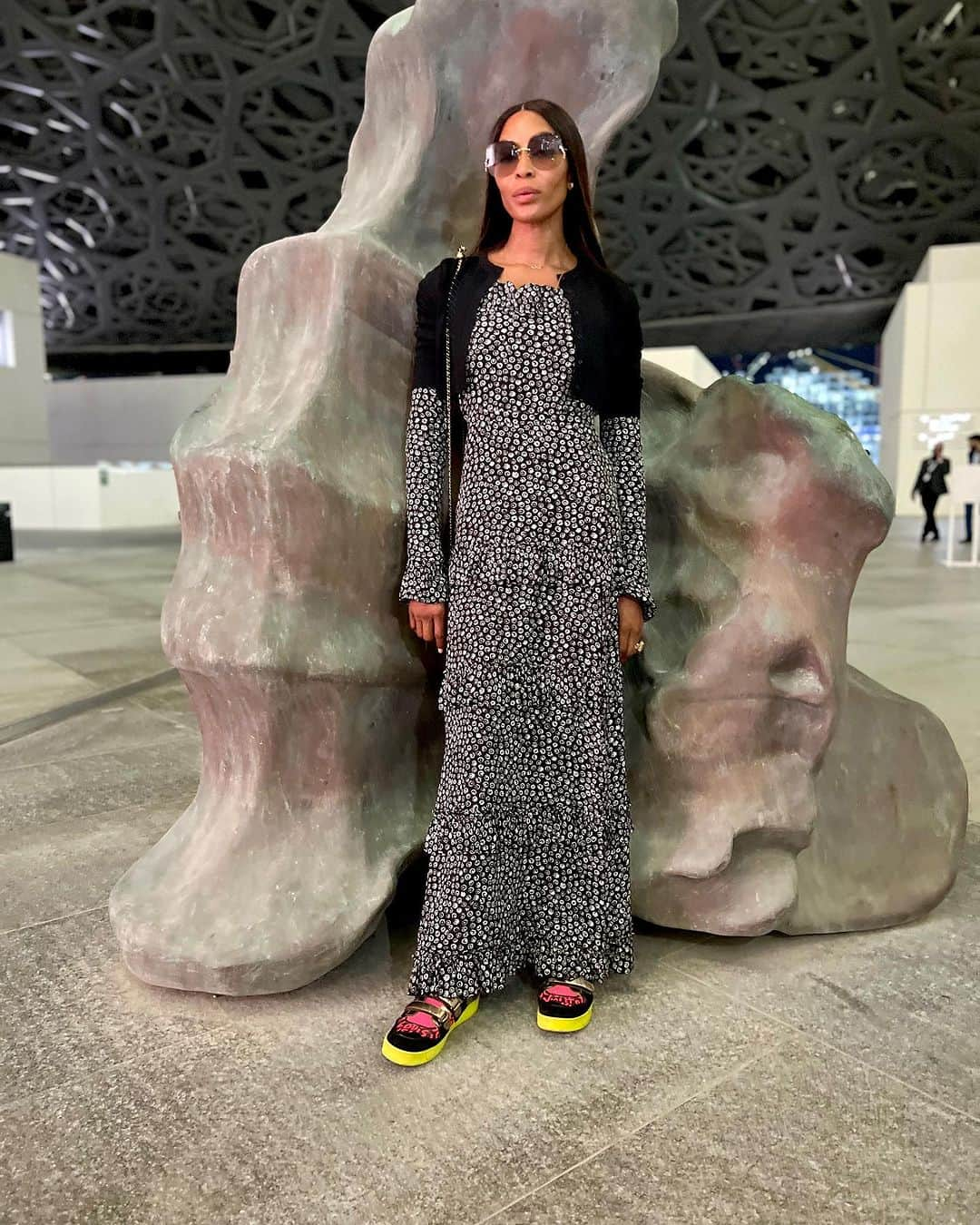 ナオミ・キャンベルさんのインスタグラム写真 - (ナオミ・キャンベルInstagram)「Thank you #ministryoftourism #abudhabi for the exquisite visit to the @louvreabudhabi by  Jean Nouvel 💜 @jeannouveldesign   @abudhabievents @visitabudhabi #inabudhabi #abudhabigp #louvreabudhabi 📸 @hardyindiigo #OmiMedia#」11月29日 3時40分 - naomi