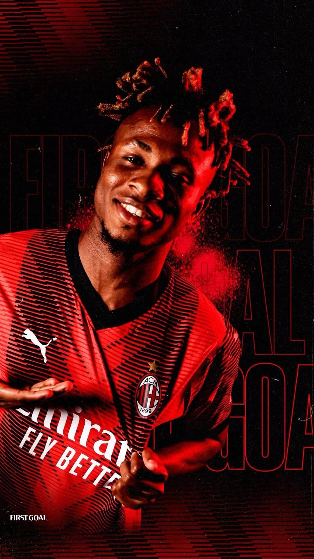 ACミランのインスタグラム：「Fantastic timing, @chukwuezesamuel8 😍  #UCL #ACMBVB #SempreMilan」
