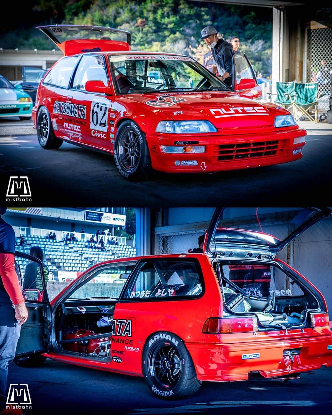 mistbahnさんのインスタグラム写真 - (mistbahnInstagram)「_ KATSUMATA MACHINE MAINTENANCE Honda EF9 CIVIC SiR _ 🚗: @inkatsu0448 📷: @mistbahn _ Shot on Oct-15 2023 🏁 "Circuit Festa ( @circuit_festa_west_japan )" "HONDA ONE MAKE RACE". Central Circuit (Hyogo Japan) _ JP) 2023年10月15日、セントラルサーキットで開催された「サーキットフェスタ ( @circuit_festa_west_japan )」内の「ホンダ・ワンメイク・レース」で撮影。 _ #circuitfesta #circuitfesta2023 #サーキットフェスタ #サーキットフェスタ2023 #hondaonemakerace #ホンダワンメイク #ホンダワンメイクレース #centralcircuit #セントラルサーキット #カツマタマシーンメンテナンス #katsumatamachinemaintenance #civic #hondacivic #ホンダシビック #シビック #ef9 #ef #efcivic #kanjo #kanjostyle #kanjoracer #kanjozoku #timeattack #timeattackjapan #bseries #b16 #teamenkei #rpf1 #hondasontrack」11月29日 6時20分 - mistbahn