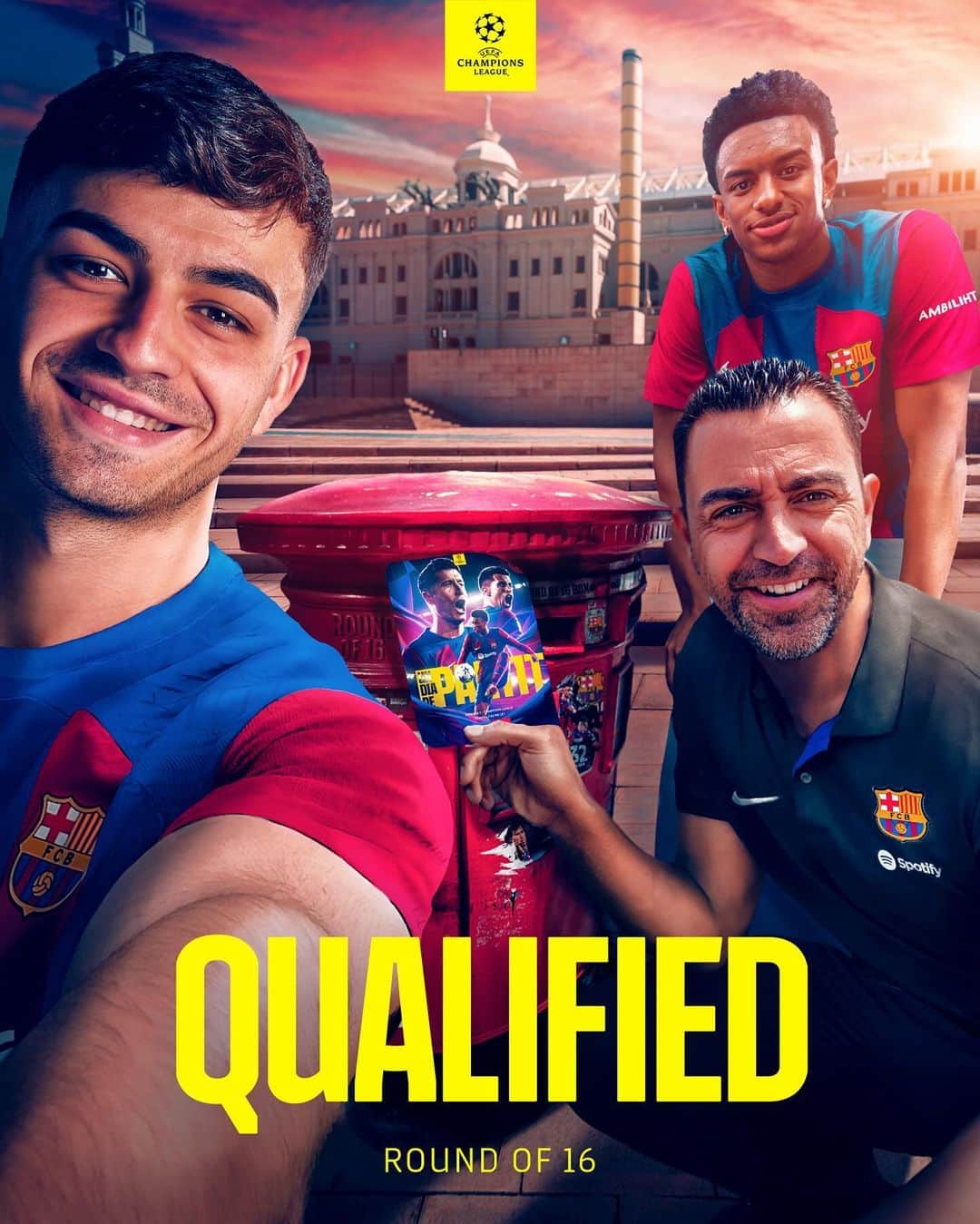 FCバルセロナのインスタグラム：「✅」