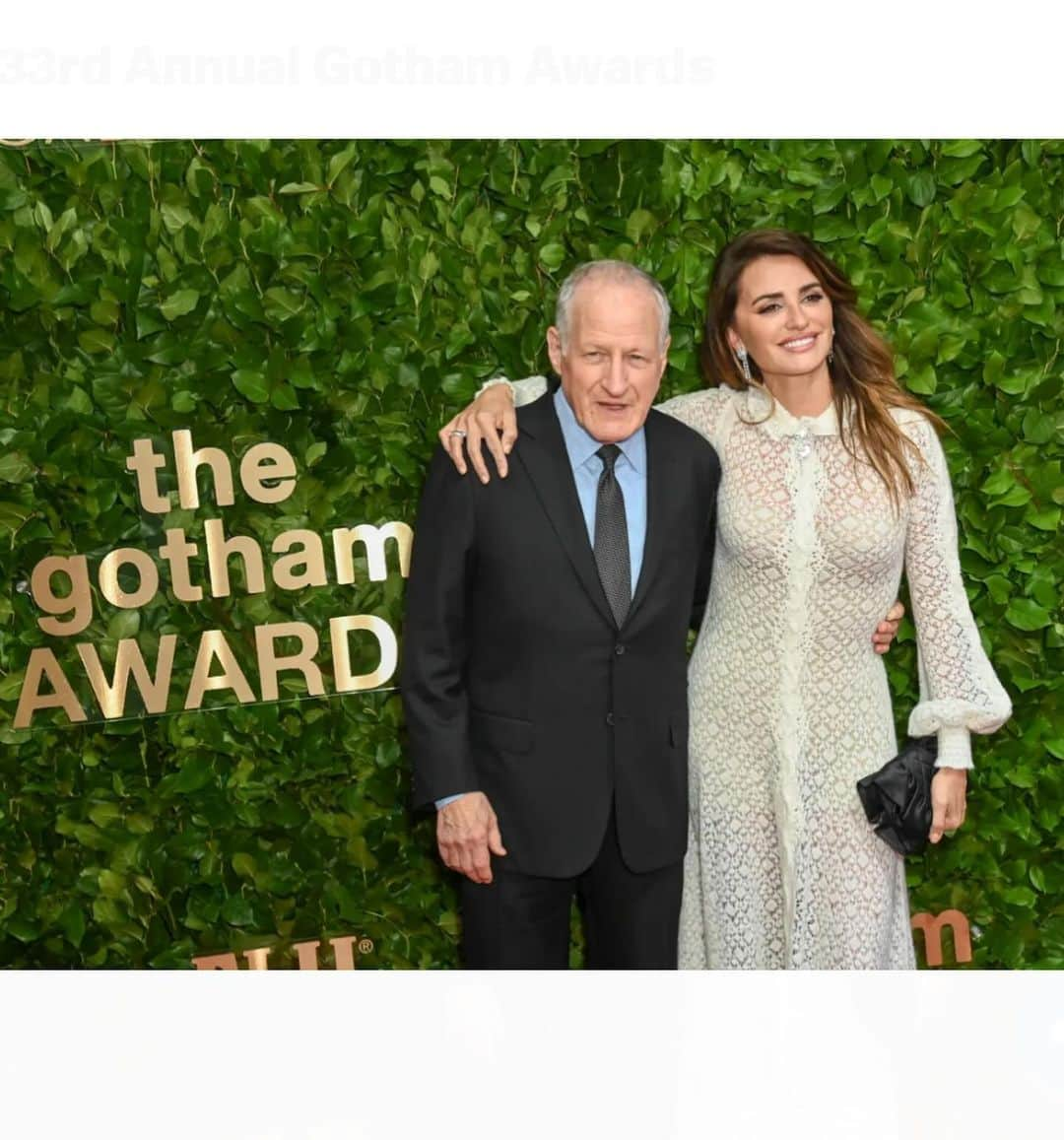 ペネロペ・クルスさんのインスタグラム写真 - (ペネロペ・クルスInstagram)「Thank you so much @gothamawards Very grateful for my nomination and the beautiful tribute to our film.  Thank you @chanelofficial @neonrated @michaelmannofficial @pabloidbeauty #chaneljewelry @ferrarithemovie」11月29日 7時25分 - penelopecruzoficial