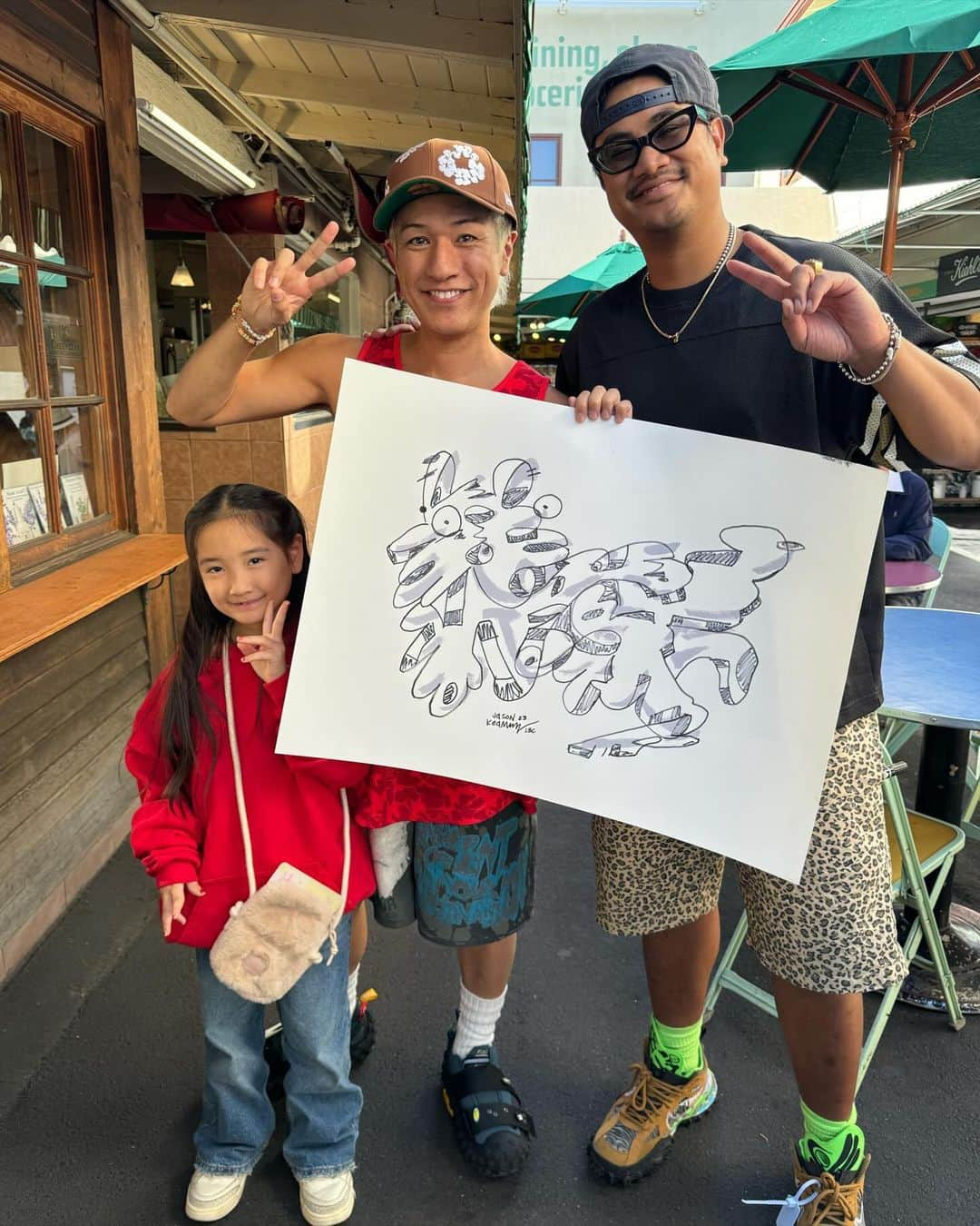 照屋 健太郎さんのインスタグラム写真 - (照屋 健太郎Instagram)「アメリカ、ロングビーチ出身のアーティスト @jason_keam と初めてランチしました。時間を作ってくれてありがとう😊 🌴🇺🇸✌️☀️」11月29日 9時20分 - libertyforce_teruya