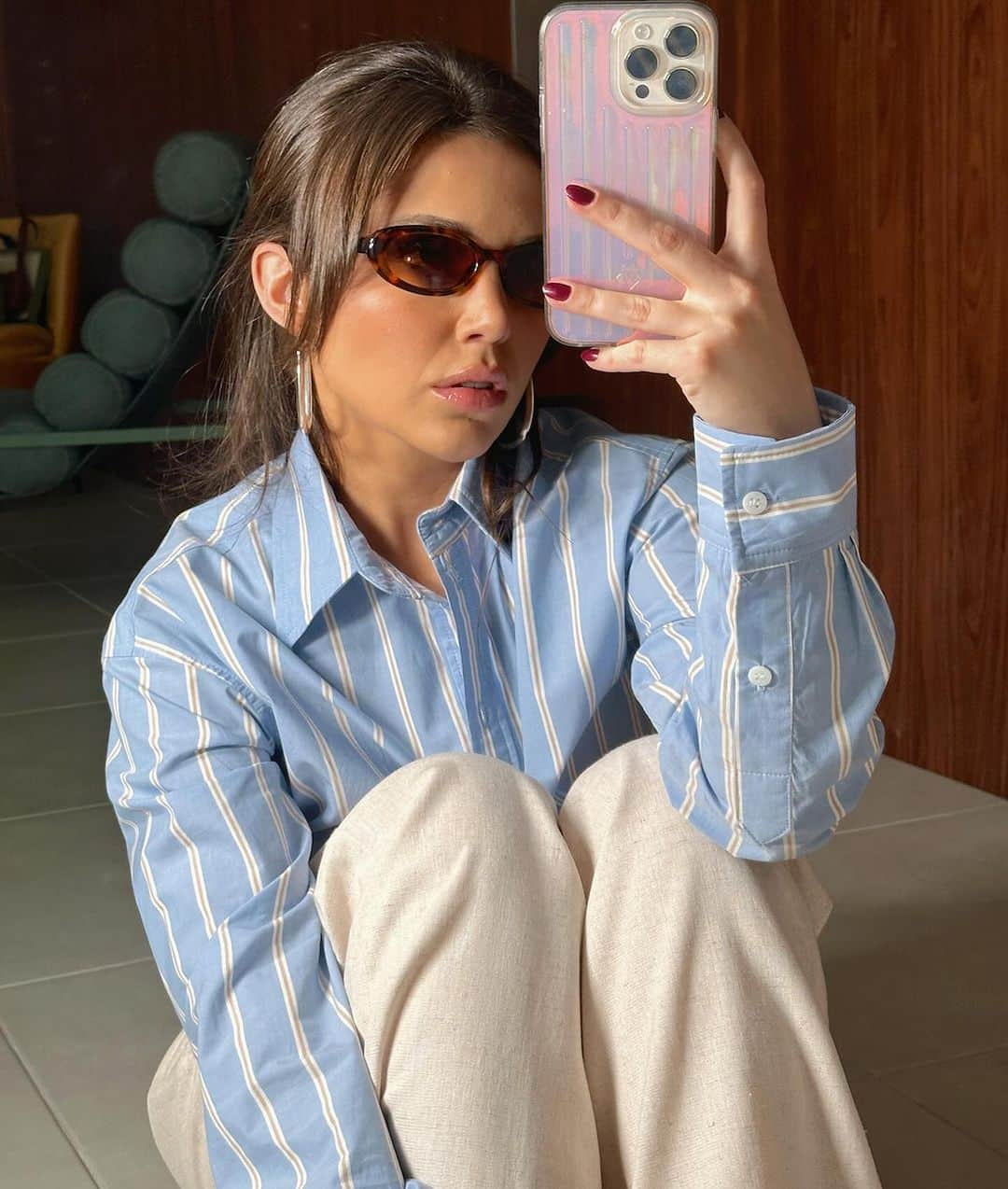 Mariana Sampaioさんのインスタグラム写真 - (Mariana SampaioInstagram)「album: new in 🔥 @shop.myne  nossa nova camisa preferida 🦋」11月29日 9時37分 - mariana