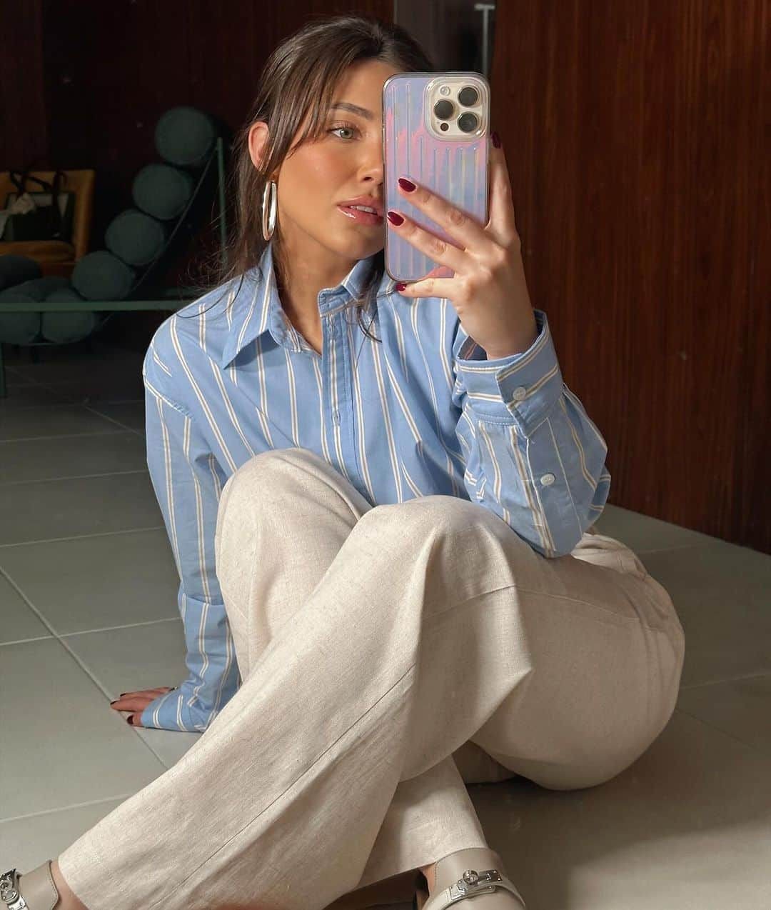 Mariana Sampaioさんのインスタグラム写真 - (Mariana SampaioInstagram)「album: new in 🔥 @shop.myne  nossa nova camisa preferida 🦋」11月29日 9時37分 - mariana