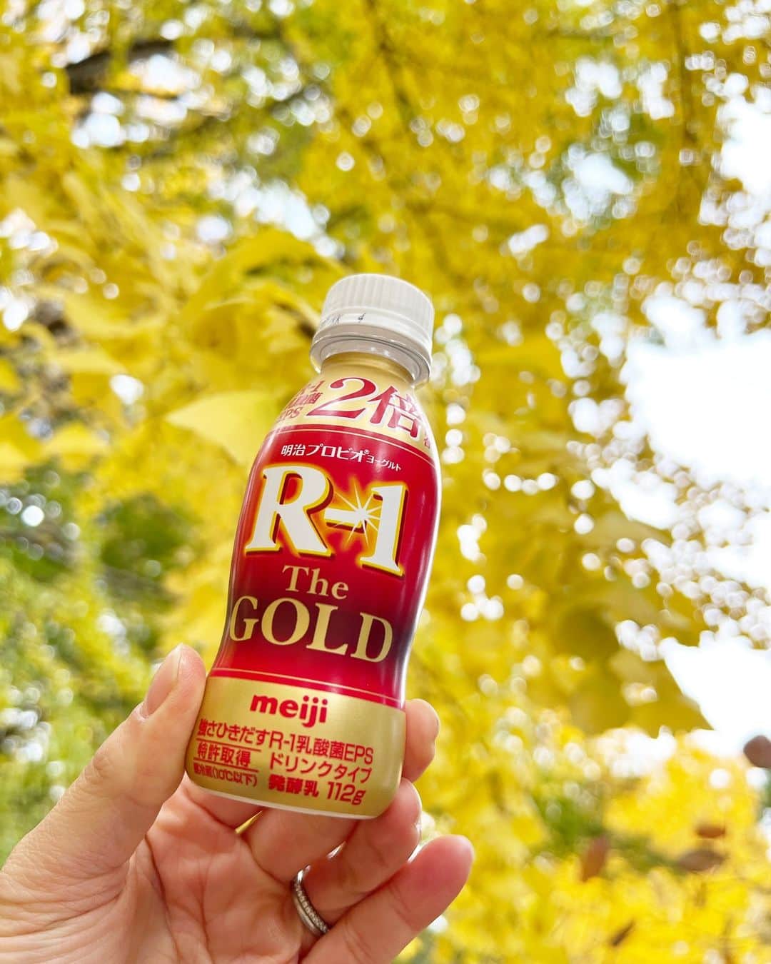 越智千恵子のインスタグラム：「『R-1 The GOLD』もう飲まれた方いらっしゃいますか?😆 カラダが満たされるような力強い味わい、飲むと気合いが入ります💯  家族の為にも仕事の為にもいつでも良いコンディションを保ちたい！！ これからも生活に取り入れていきたいと思います✨  #PR#R-1TheGOLD #毎日のルーティン #ヨーグルト」