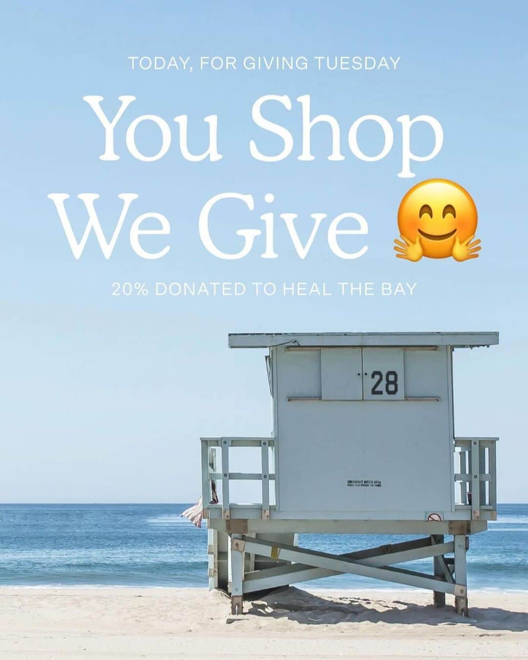シャロン・ローレンスのインスタグラム：「Thanks @tower28beauty Waves of gratitude for your great products and generosity.  #givingtuesday   Repost from @tower28beauty • You Shop, We Donate 🤗  📍𝘿𝙞𝙙 𝙔𝙤𝙪 𝙆𝙣𝙤𝙬? Our name is inspired by the real Lifeguard Tower 28 in Santa Monica  For Giving Tuesday, we’re donating 20% of today’s sales to @healthebay to support the cleaning + maintenance of coastal waters and watersheds in the Greater Los Angeles area (aka our home!🩵)  We’re proud to have supported Heal The Bay since 2019 as part of our Earth Sensitive Pledge ♻️  Help us give back today by shopping Tower28Beauty.com - because our Earth is sensitive too! 🌊 #ItsOkayToBeSensitive」